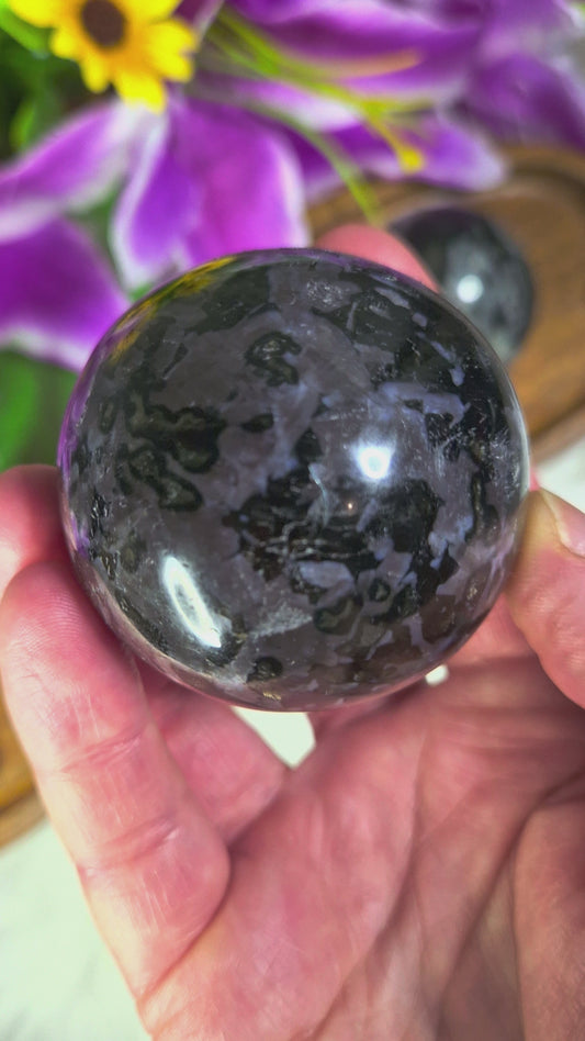 Indigo Gabbro Sphere - 959