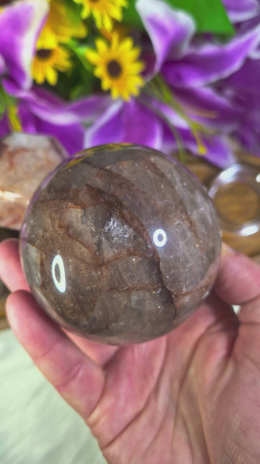 Fire Quartz Sphere - 364