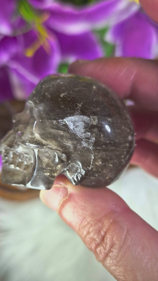 Smoky Quartz Skull - 3