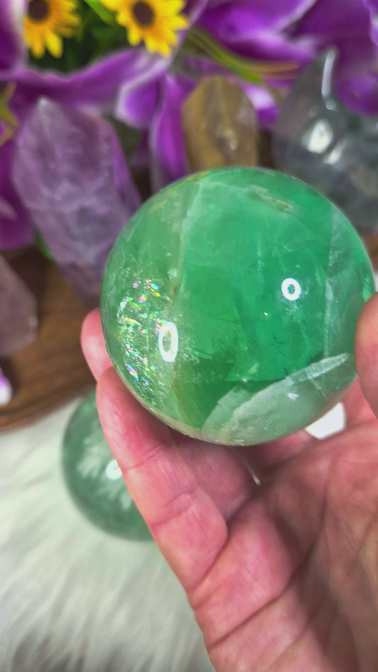 Fluorite Sphere - 329