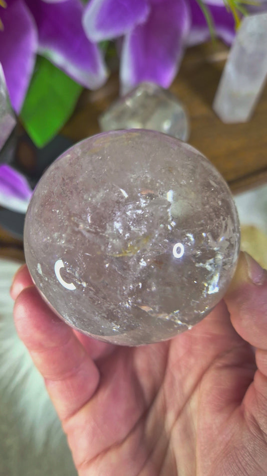 Clear Quartz Sphere - 366