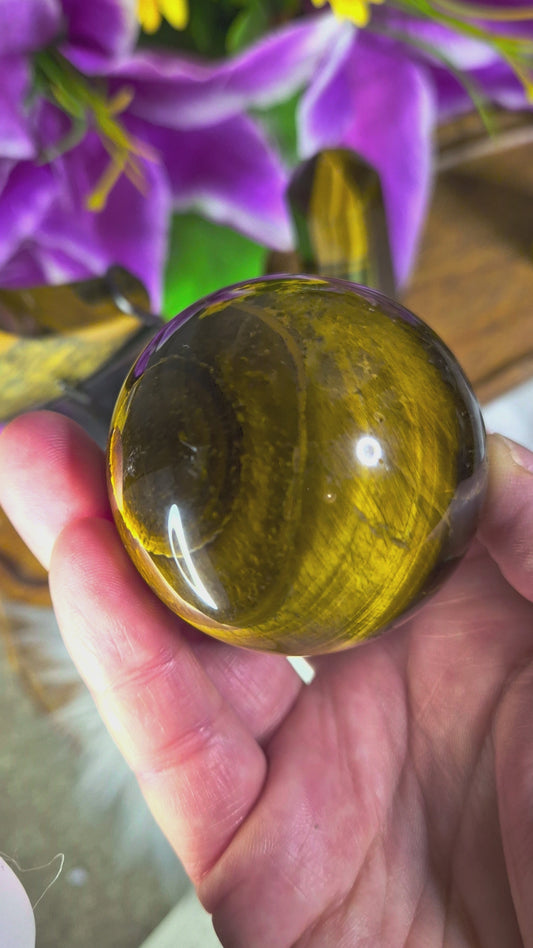 Tiger's Eye Sphere - 372