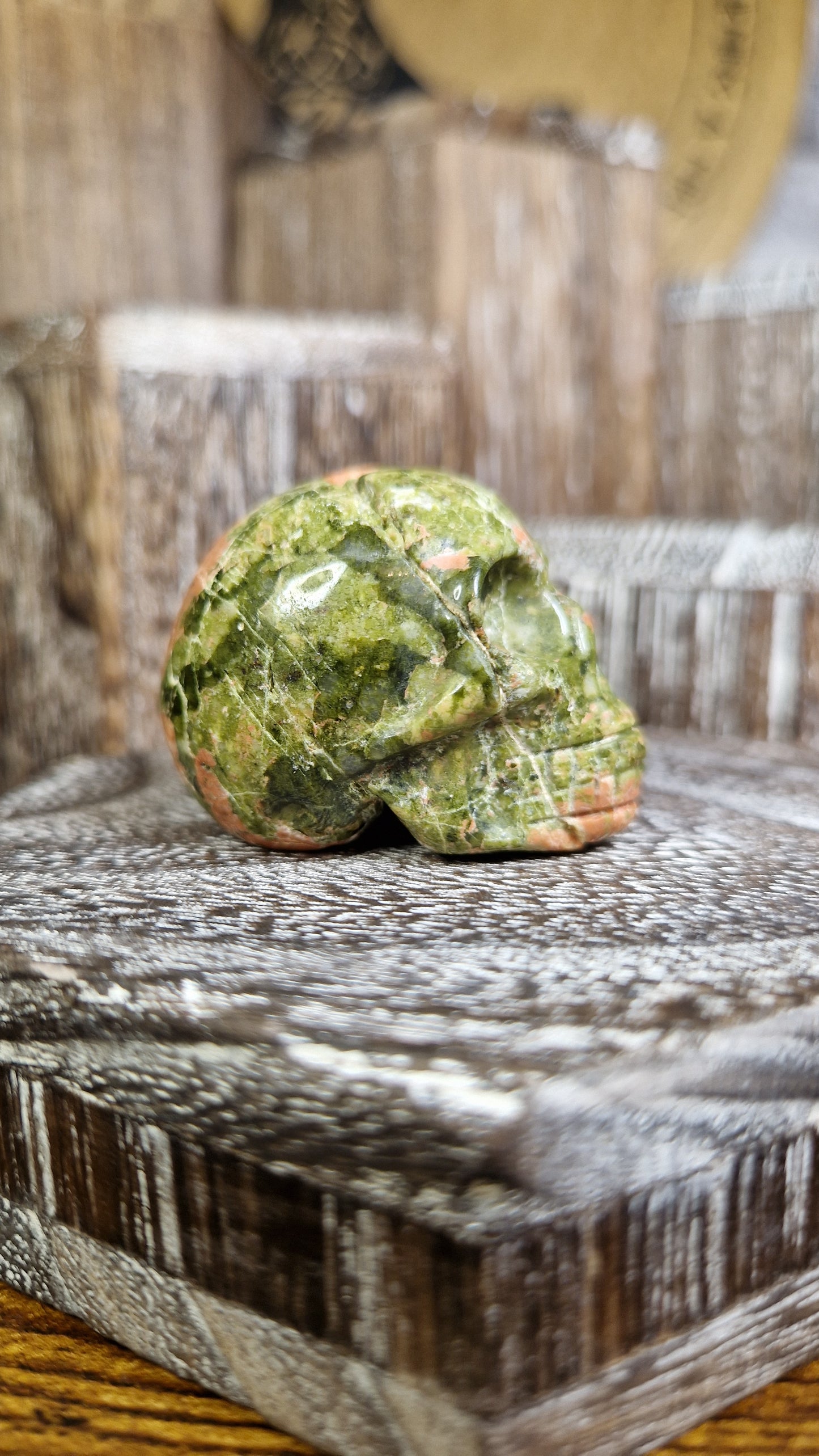 Unakite Skull - 27