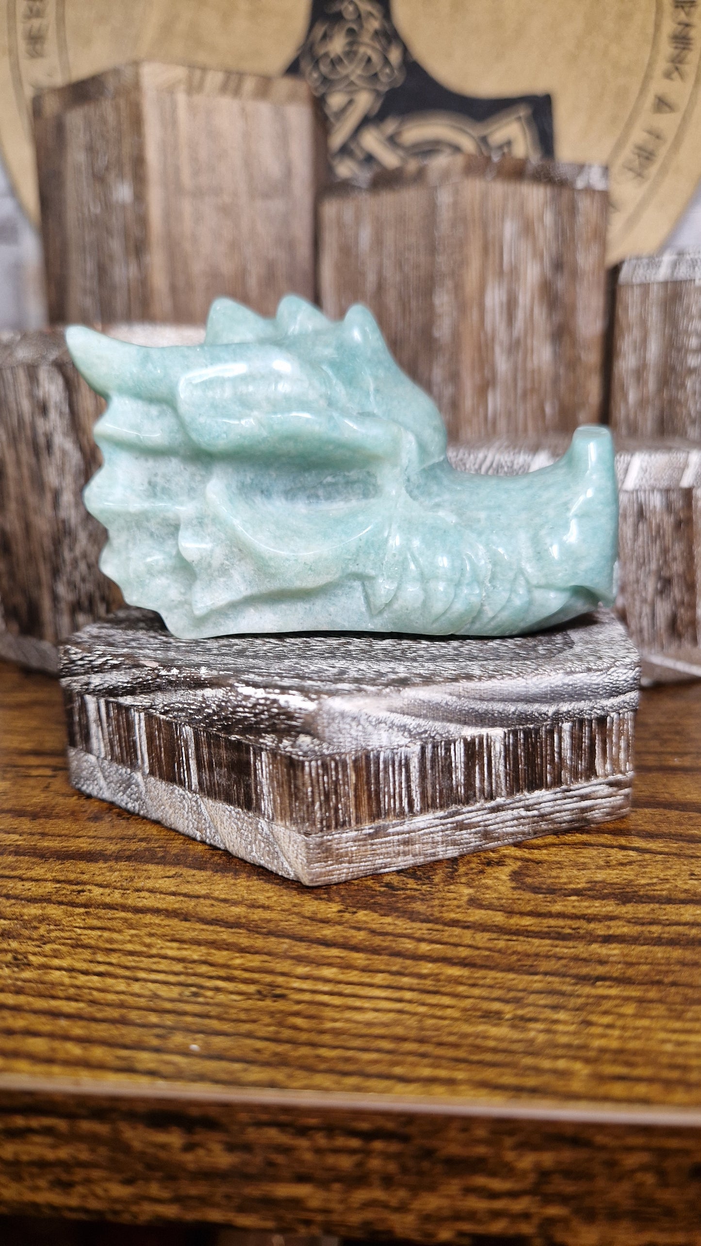 Green Aventurine Dragon's Head - 5