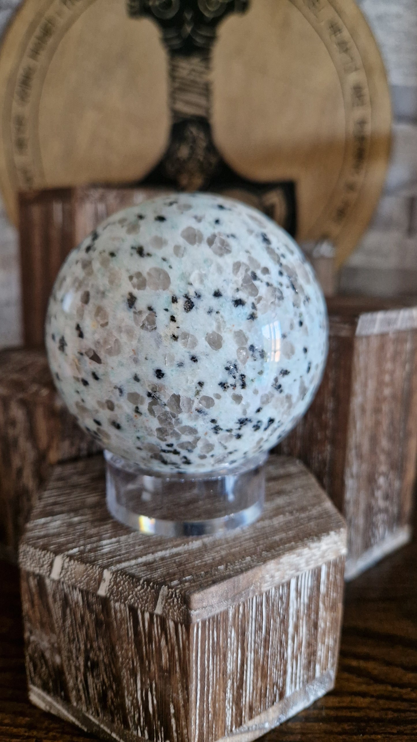 Kiwi Jasper Sphere  - 686