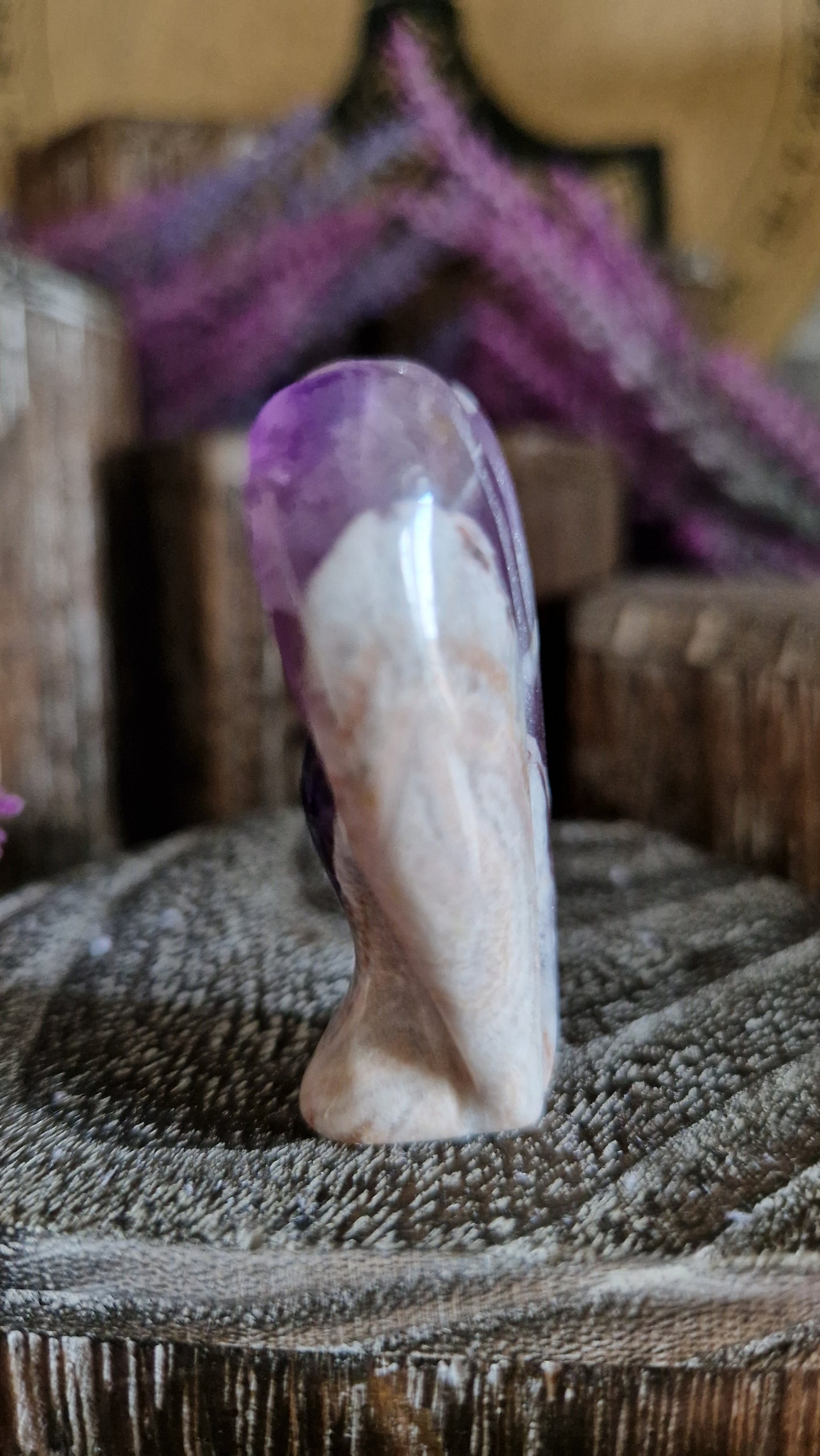 Chevron Amethyst Angel - 25