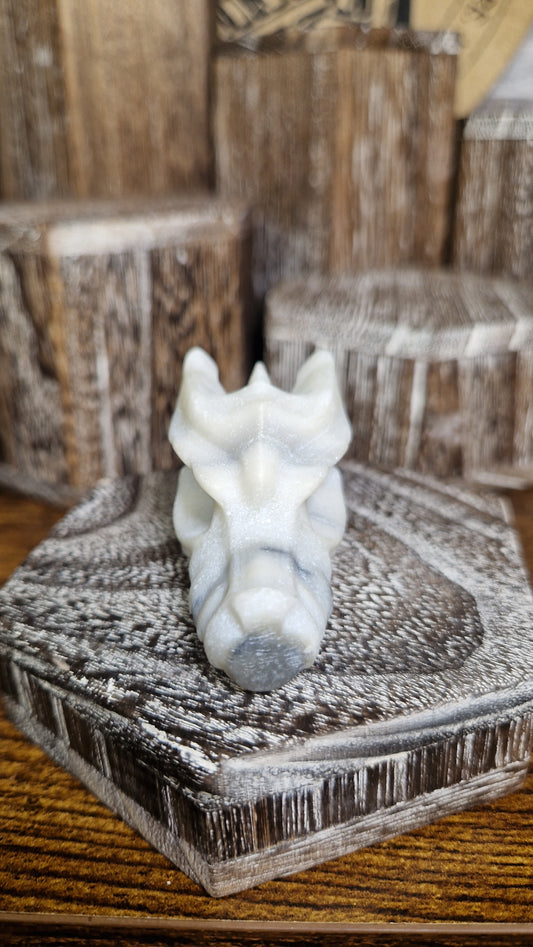Zebra Jasper Dragon's Head - 10