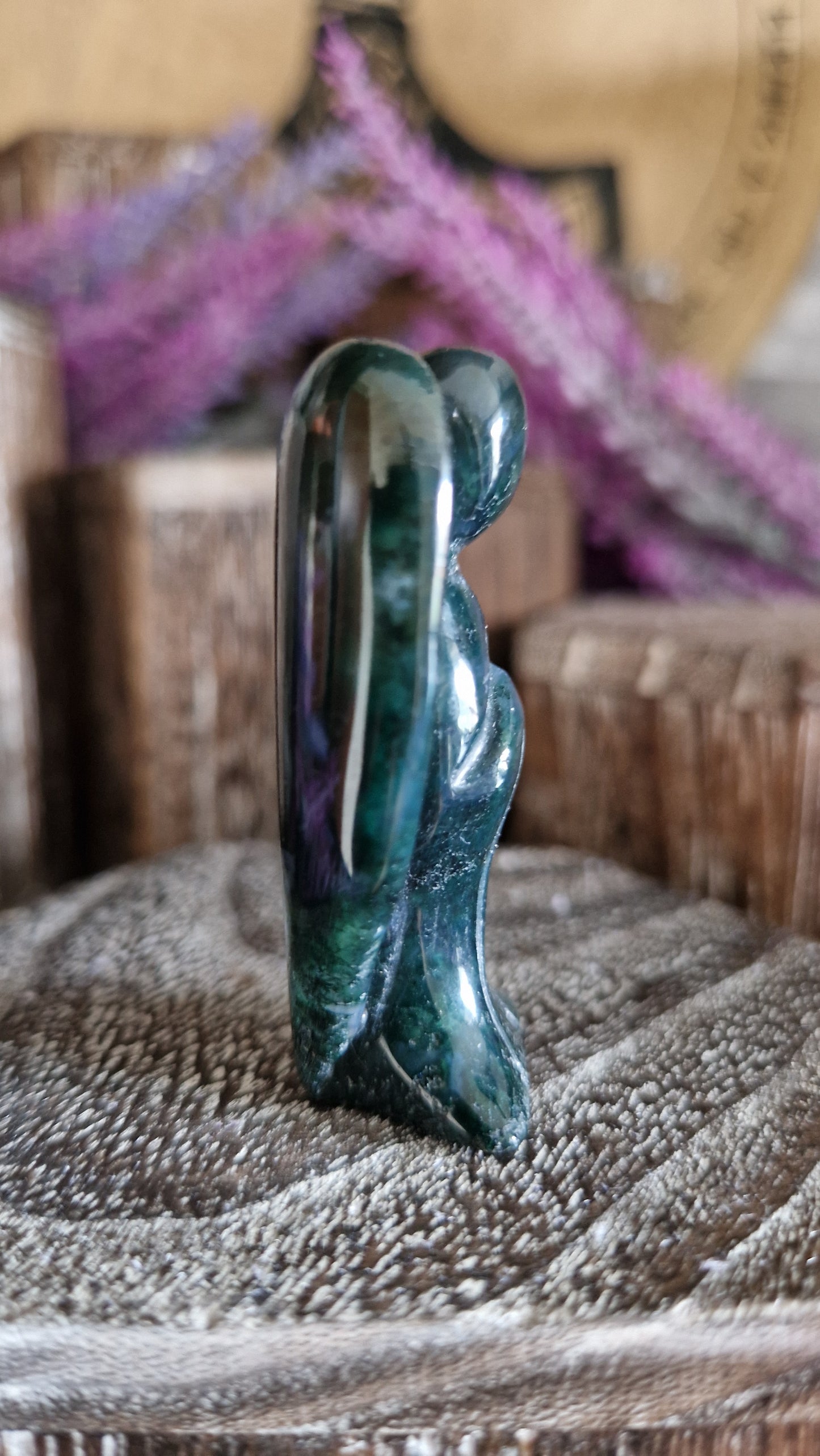 Moss Agate Angel - 19