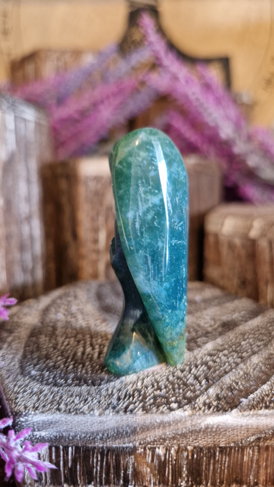 Moss Agate Angel - 15
