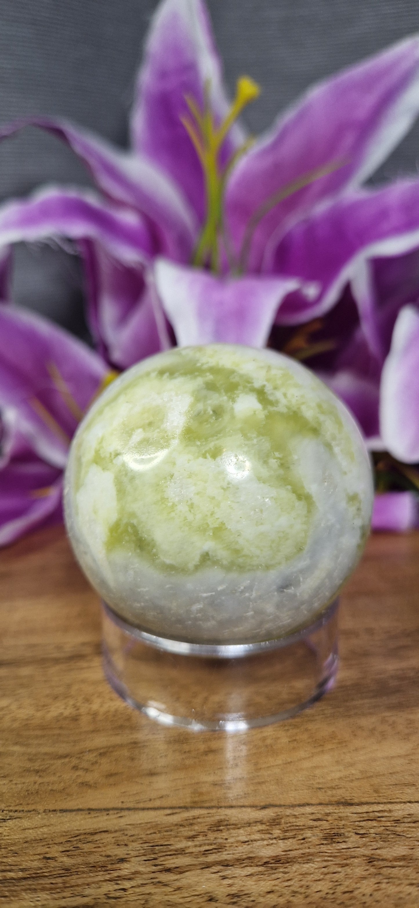 Green Jade Sphere - 105