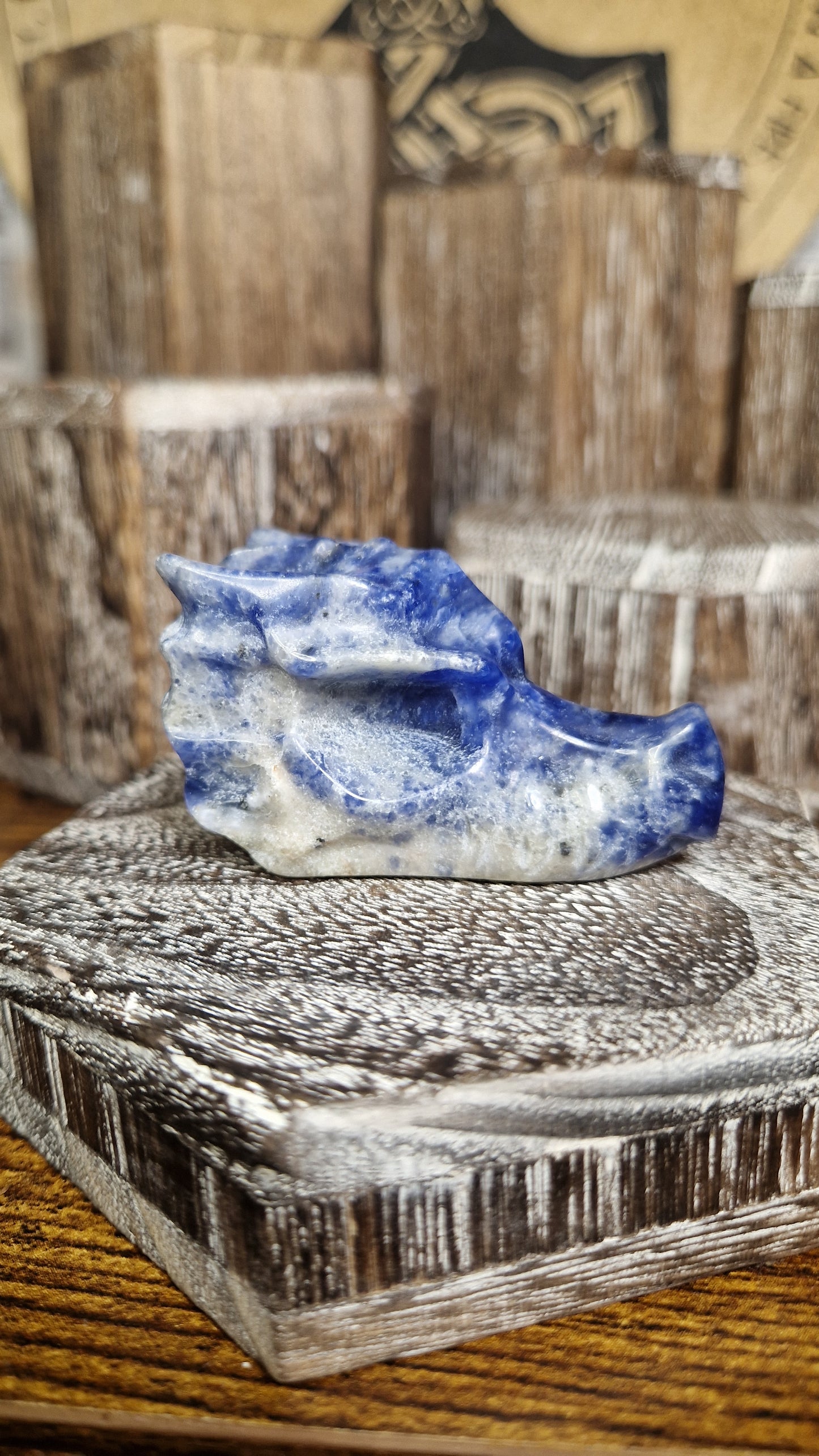 Lapis Lazuli Dragon's Head - 13