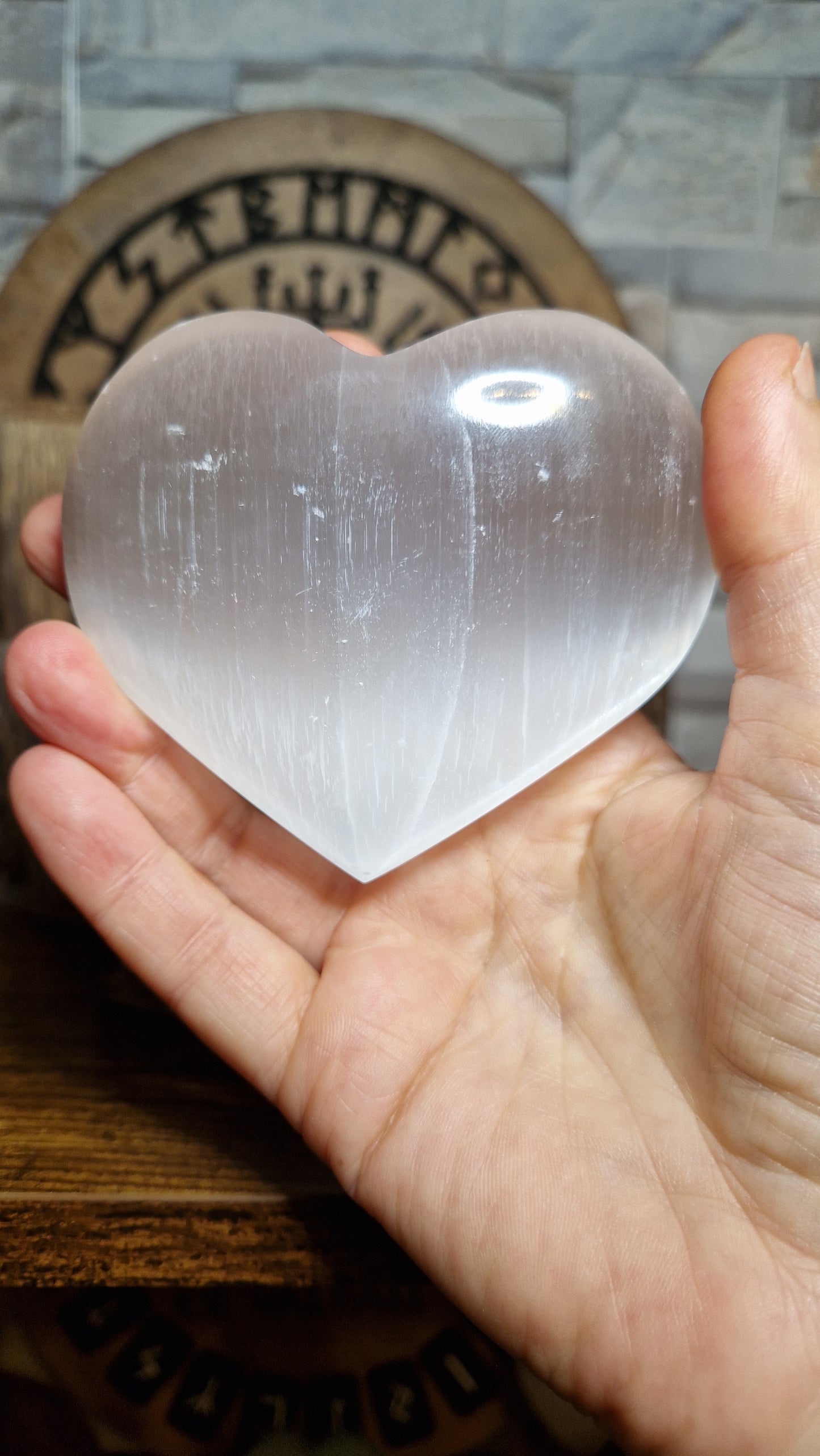 Selenite Heart - 5