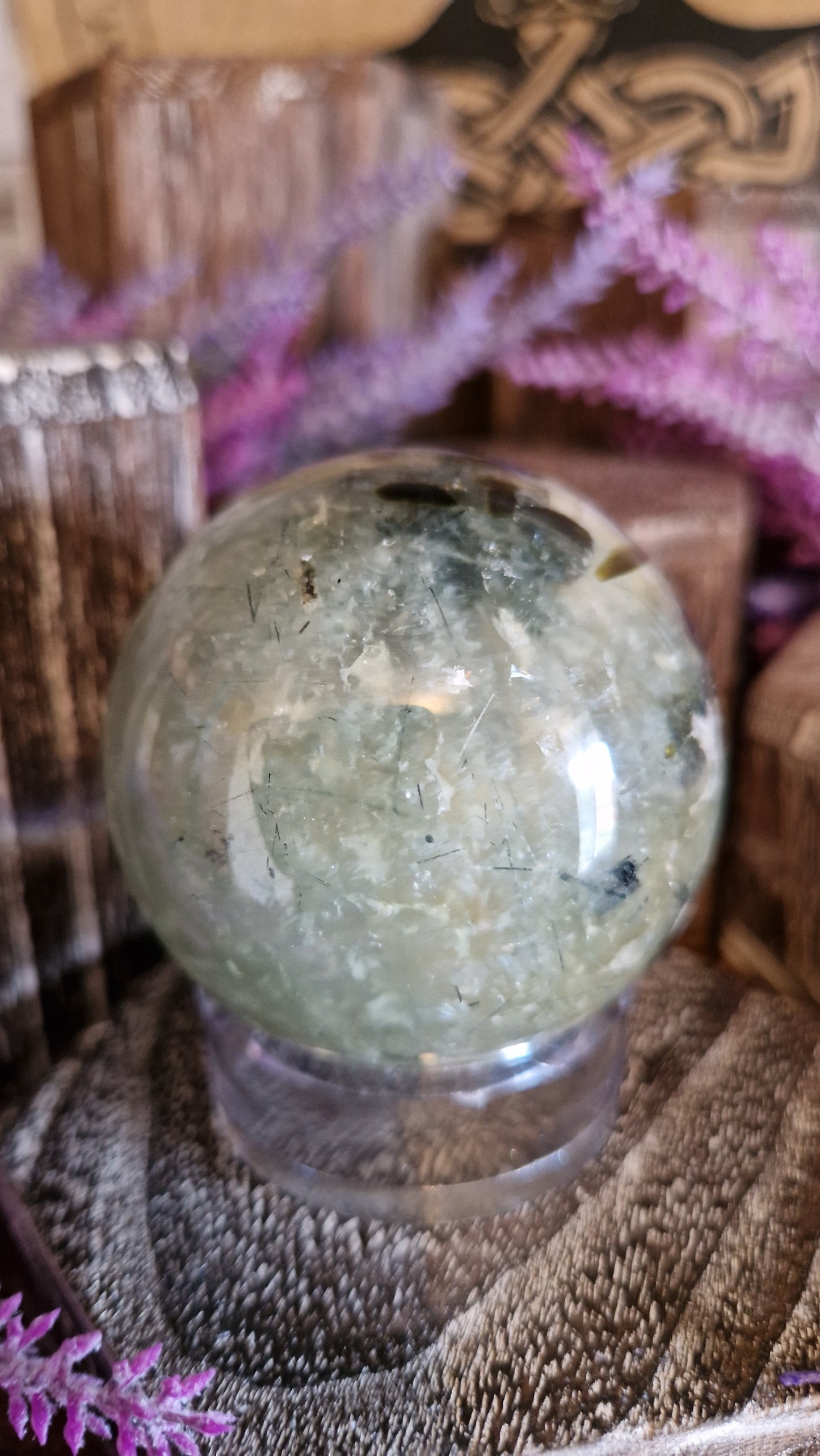 Phrenite Sphere - 148