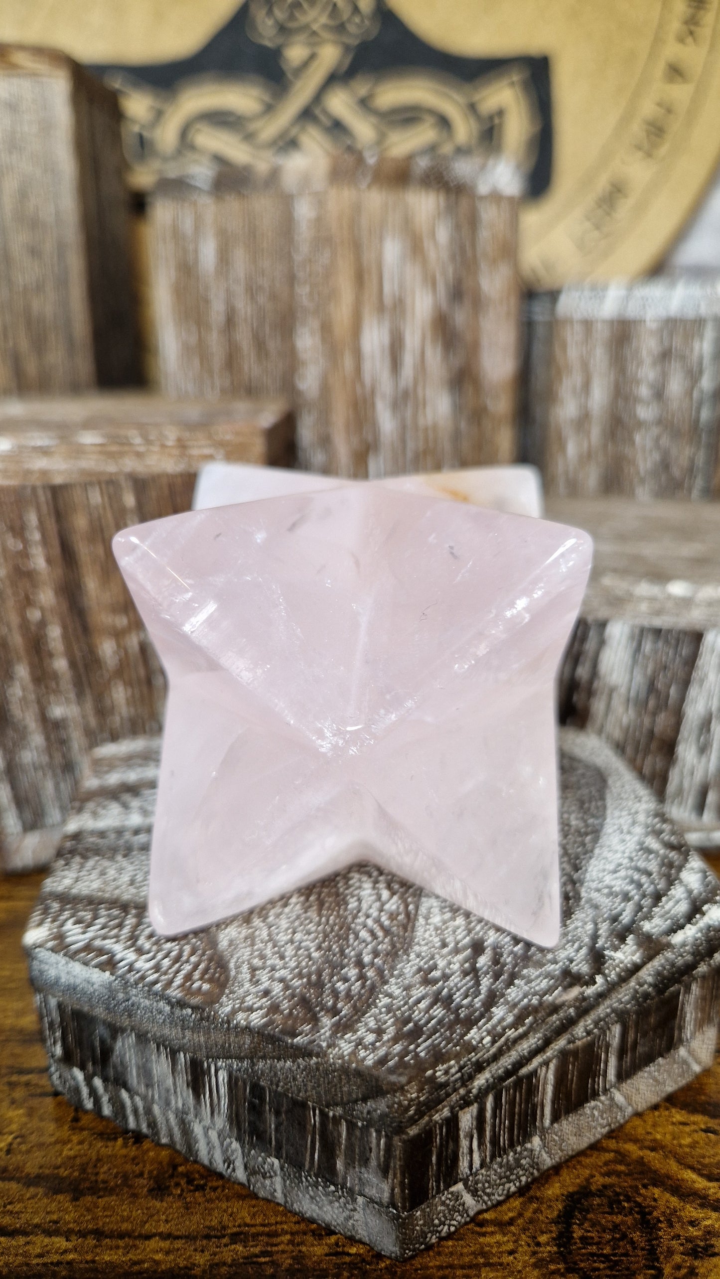 Rose Quartz Merkaba - 2