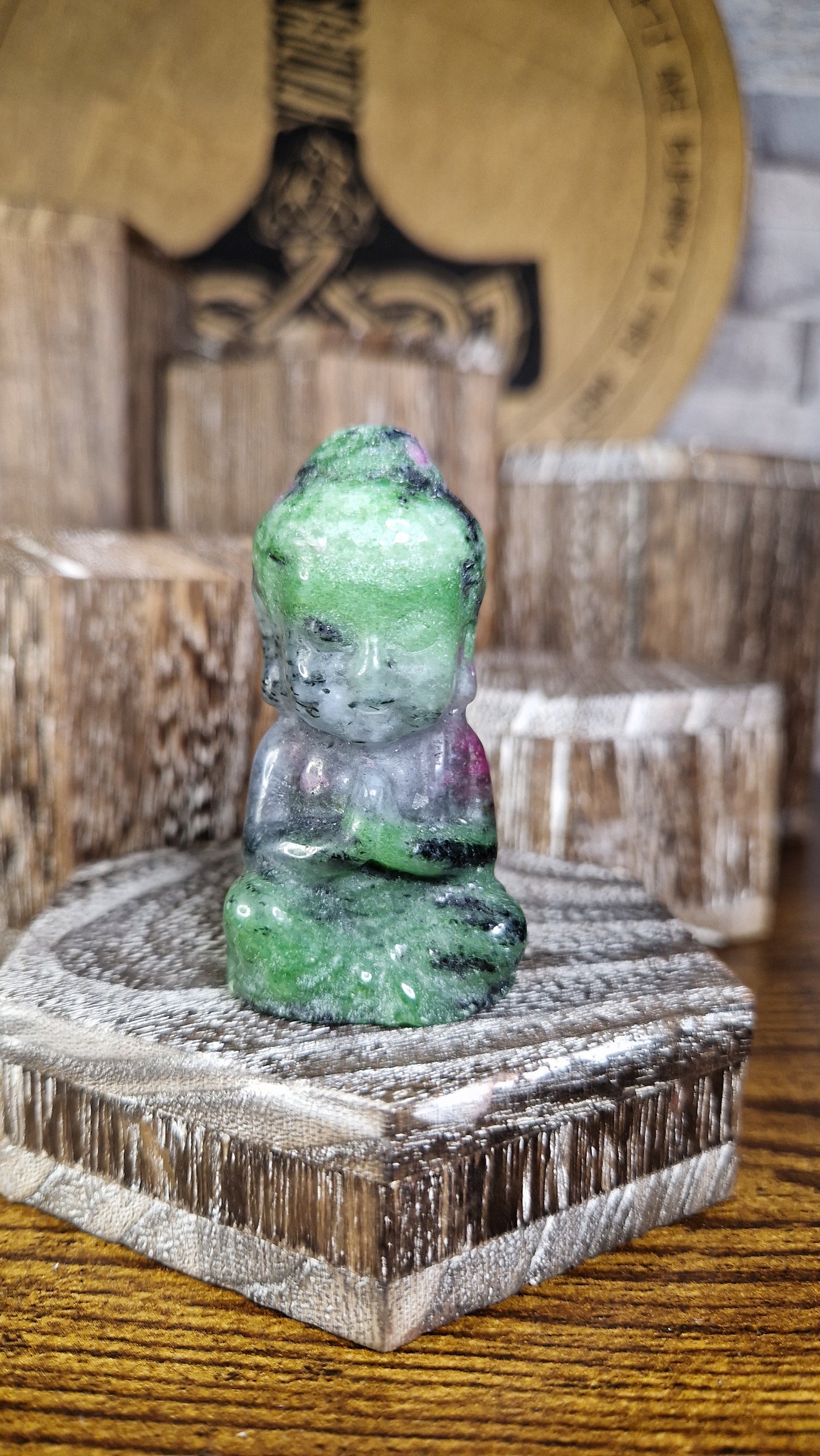 Ruby Zoistite Buddha - 12