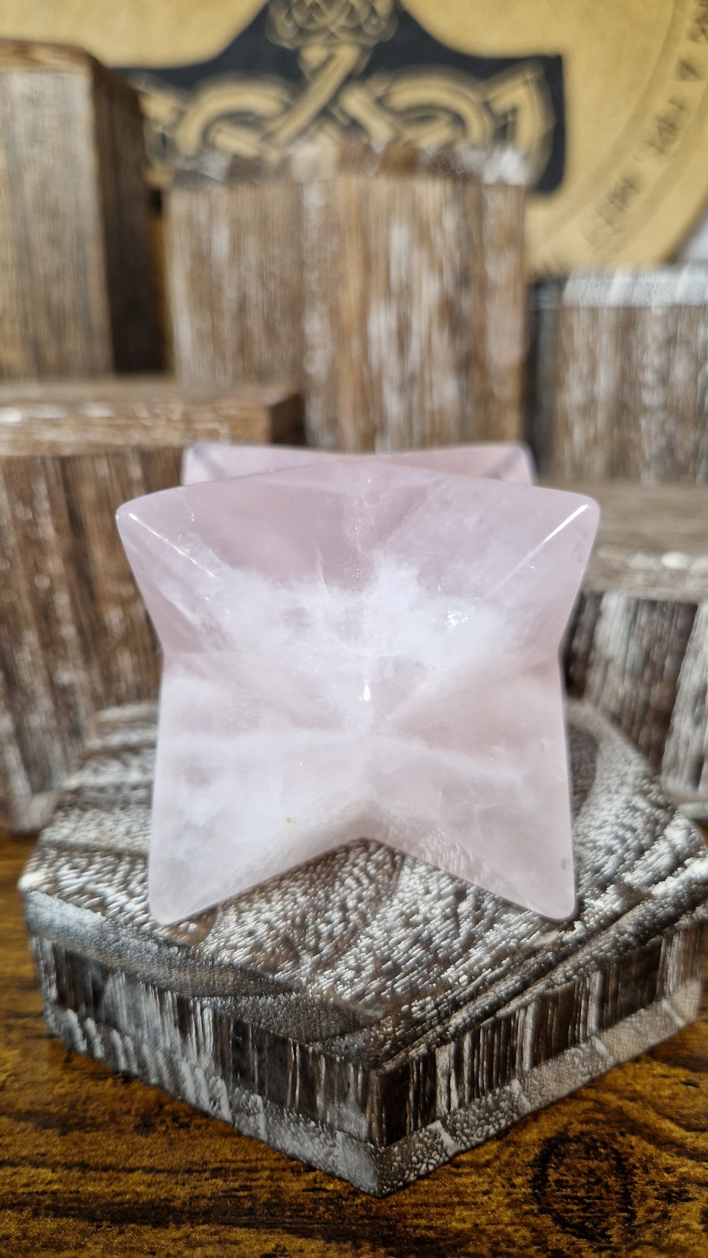 Rose Quartz Merkaba - 2