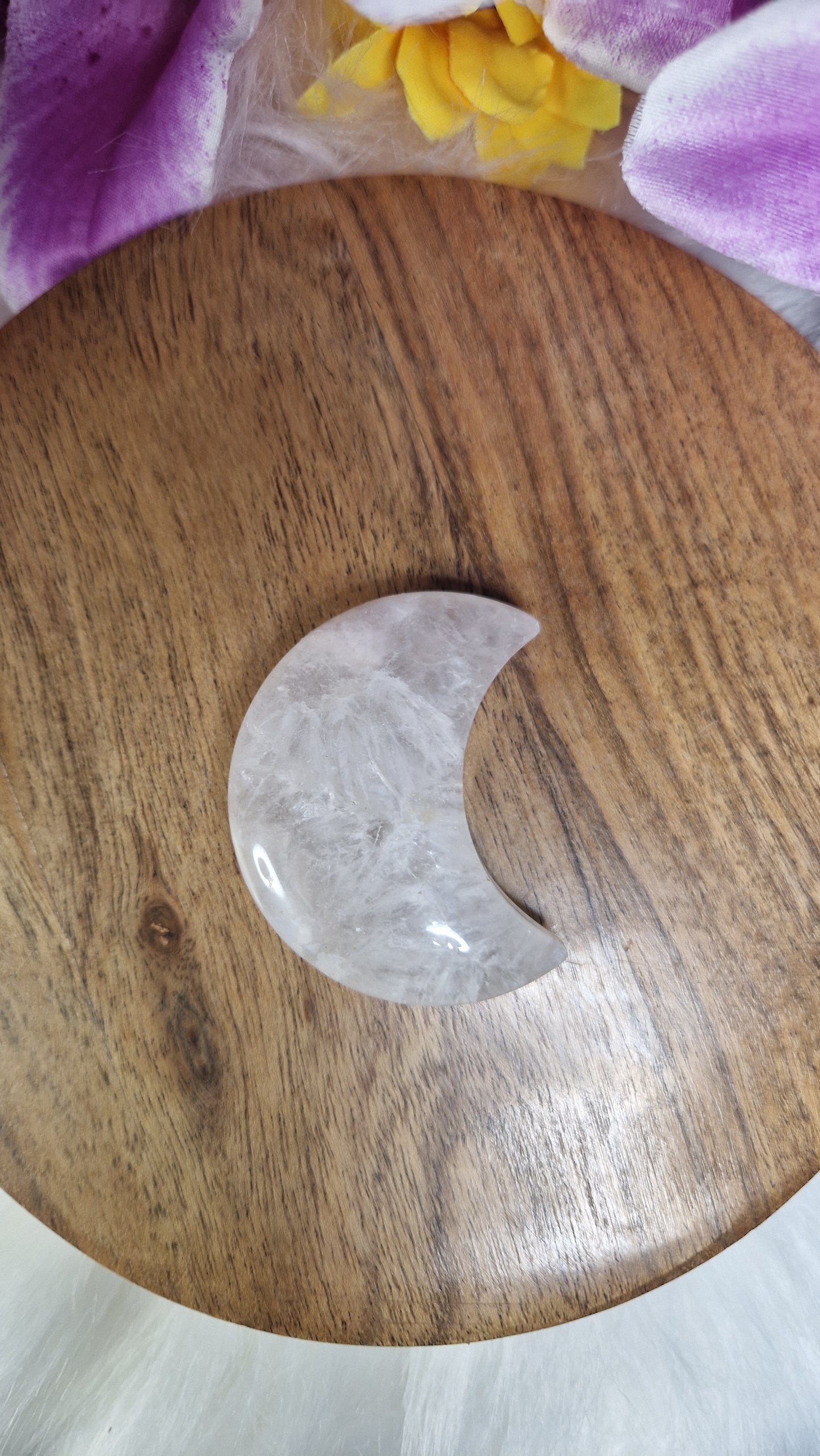 Clear Quartz Moon - 399