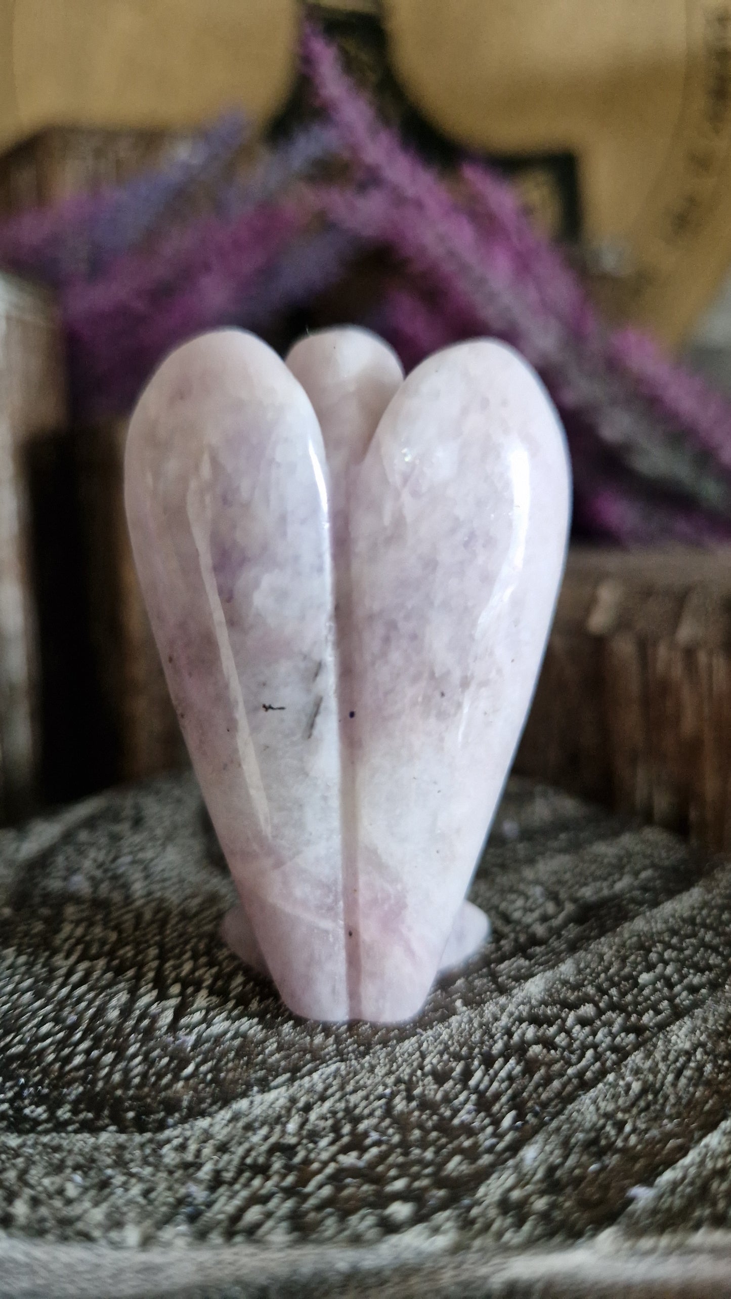 Purple Calcite Angel - 18