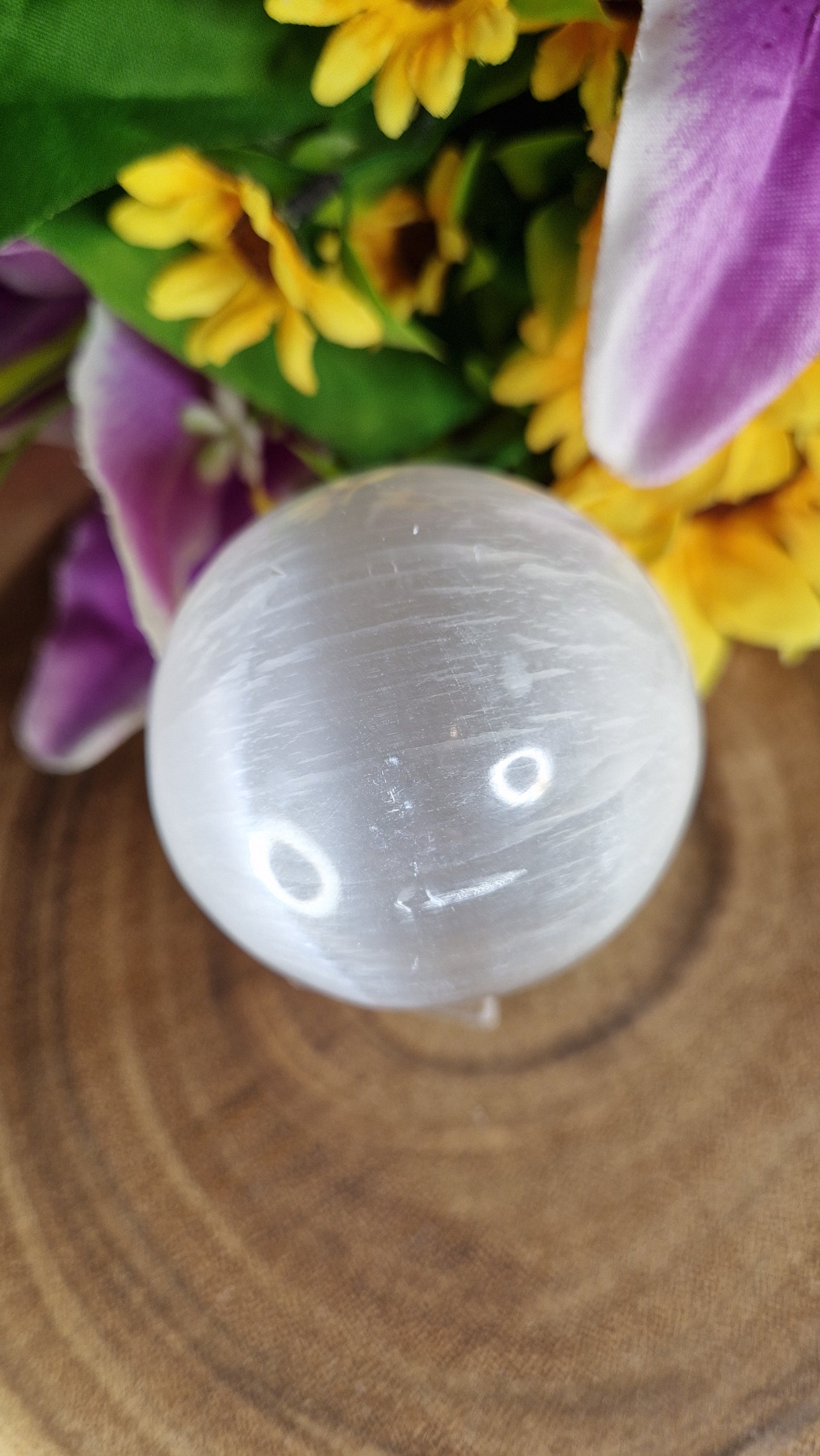 Selenite Sphere - 555