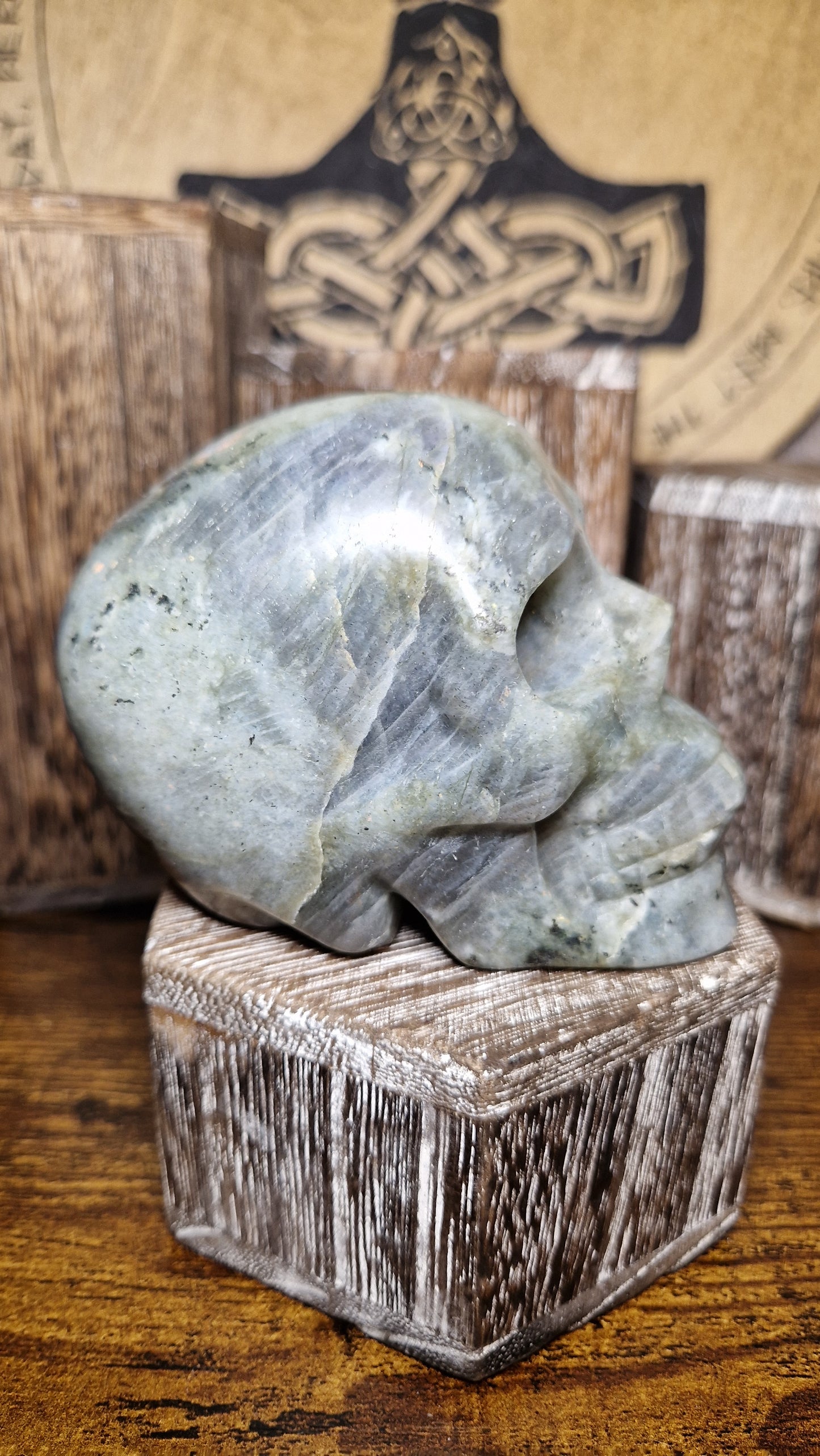 Labradorite Skull - 2