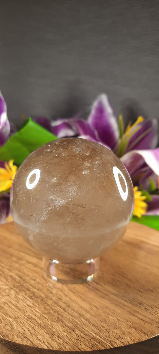 Light Smoky Quartz Sphere - 493