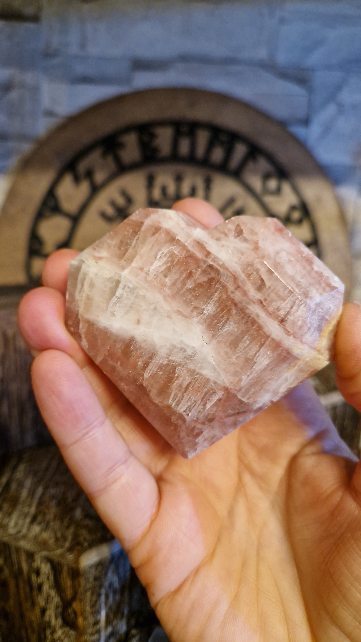 Rose Calcite Heart - 28