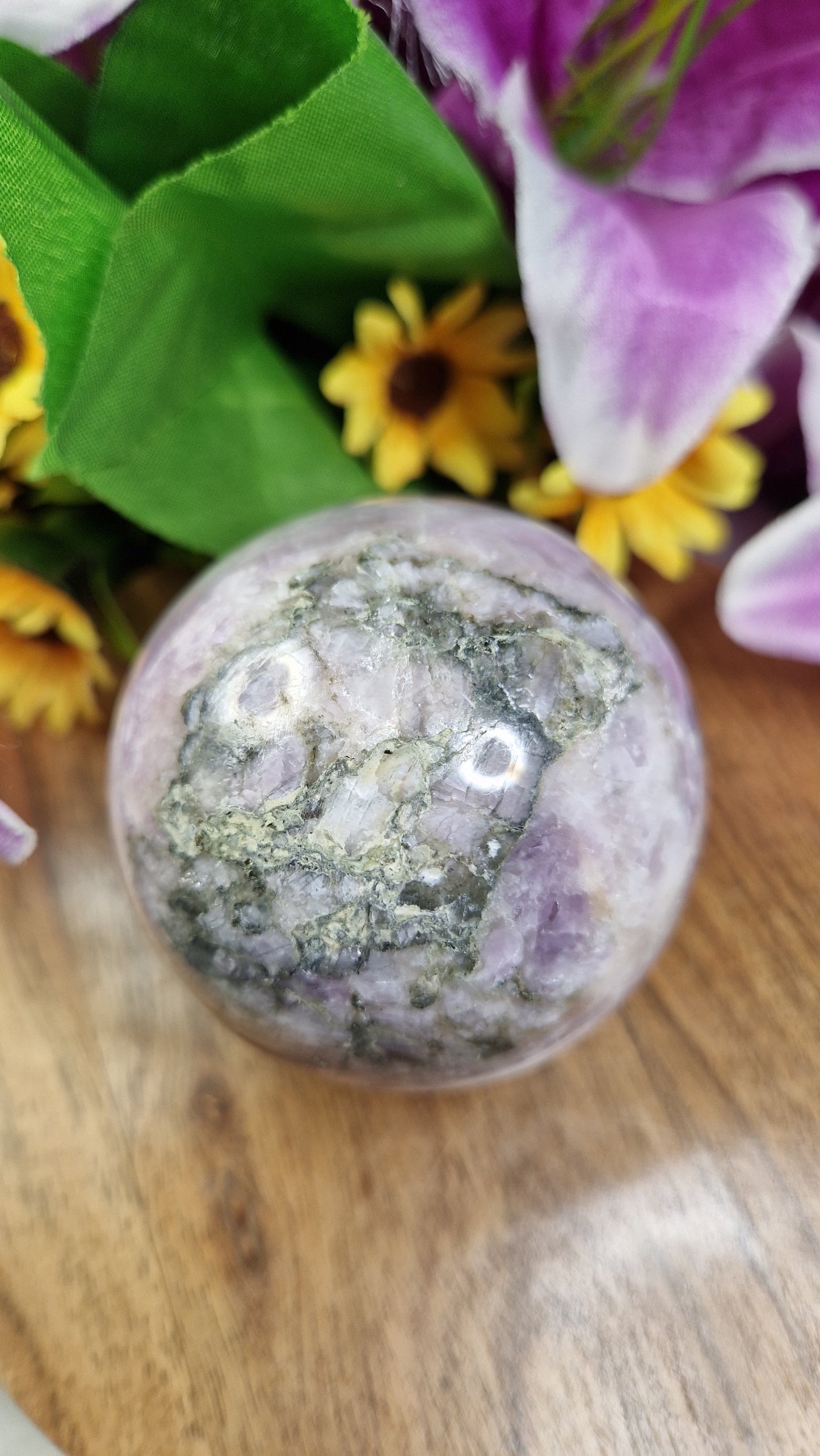 Purple Calcite Sphere  - 521