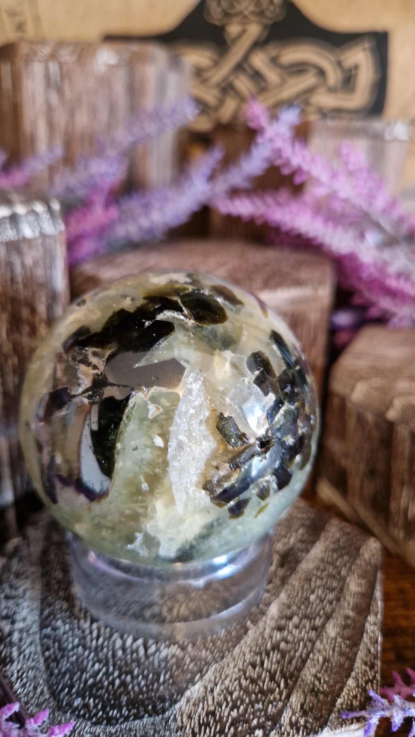 Phrenite Sphere - 148