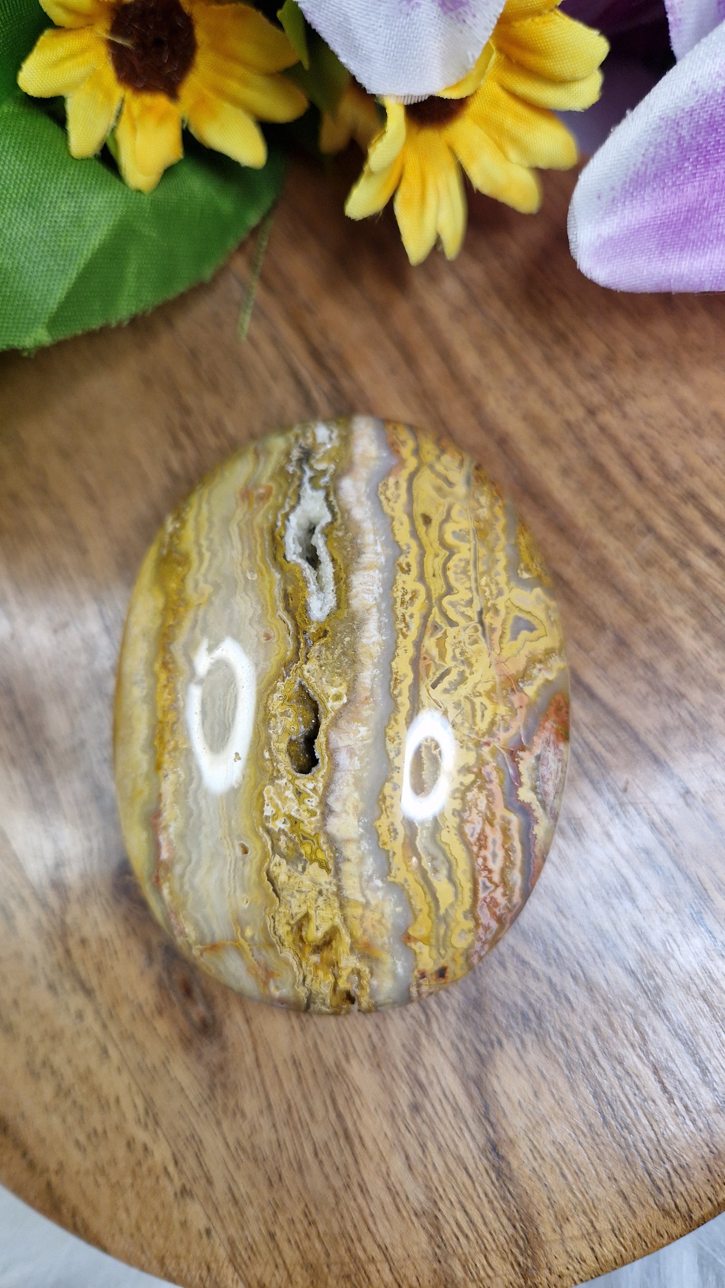 Crazy Lace Agate Palmstone  - 530