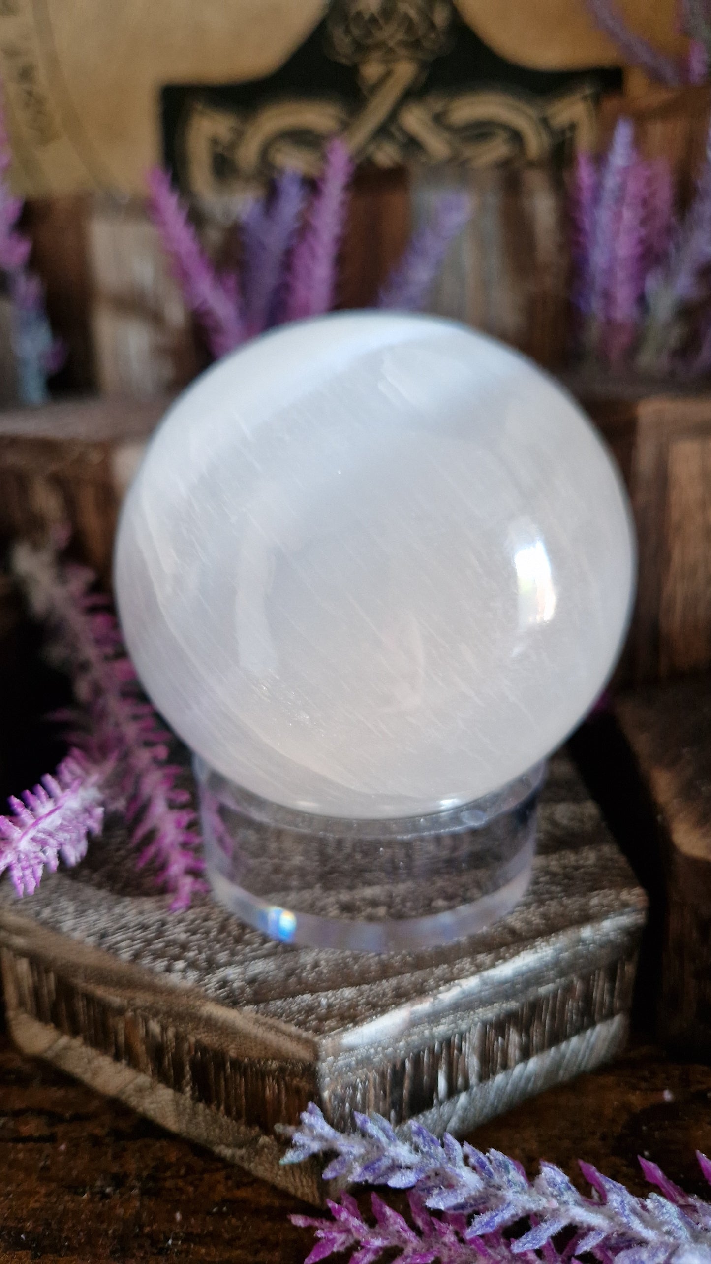 Selenite Sphere