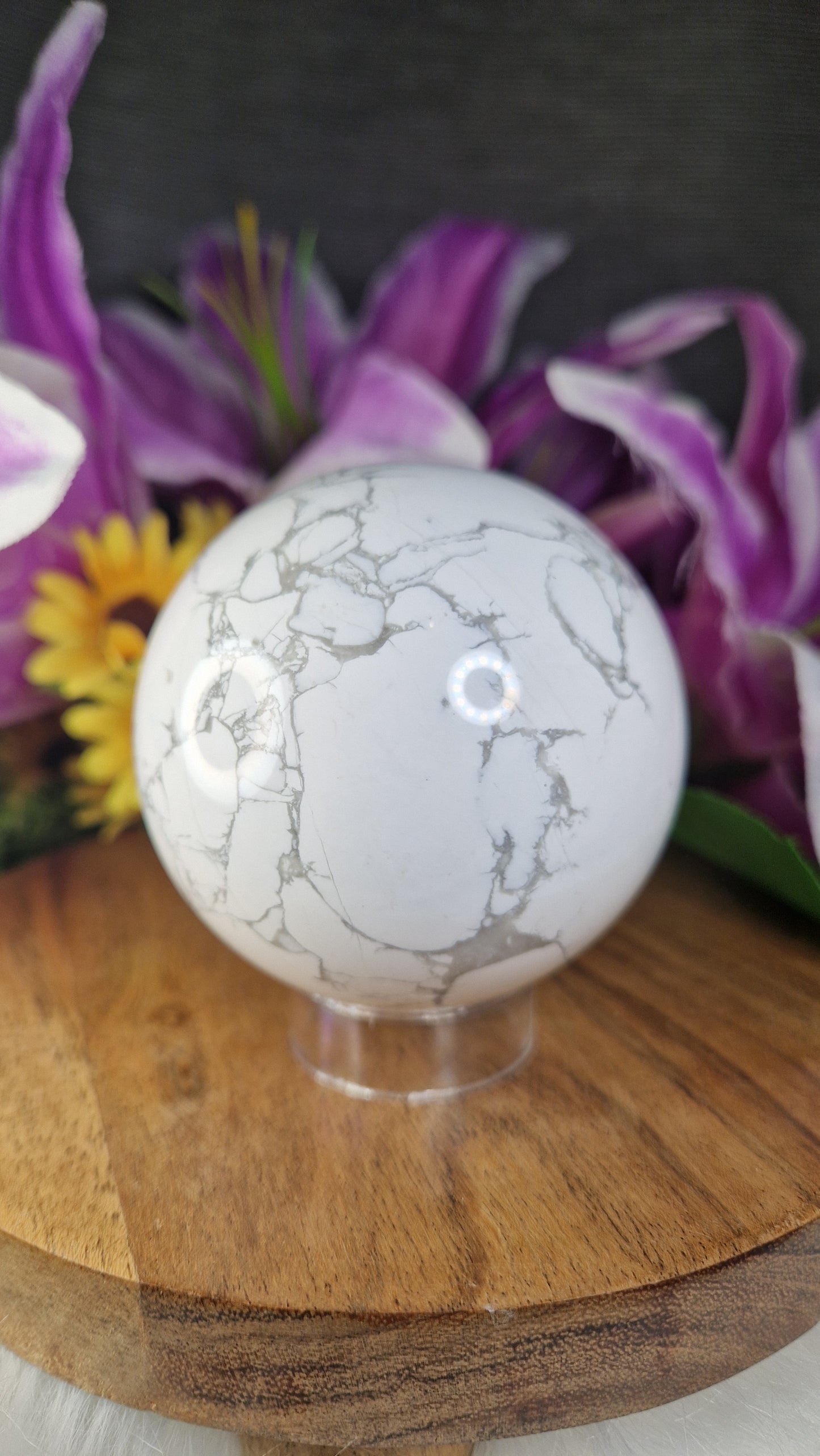 Howlite Sphere - 110