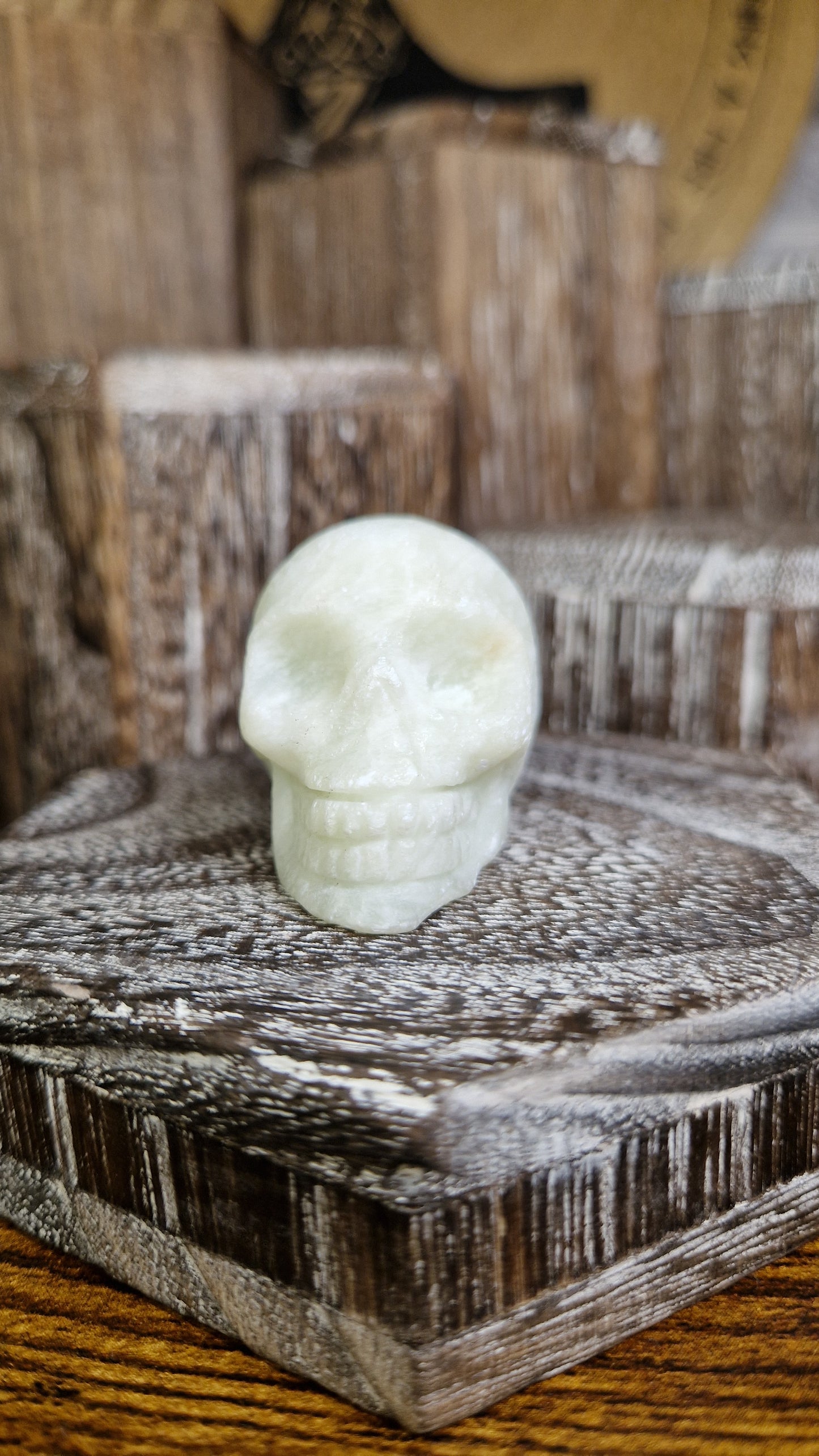 White Jade Skull - 25