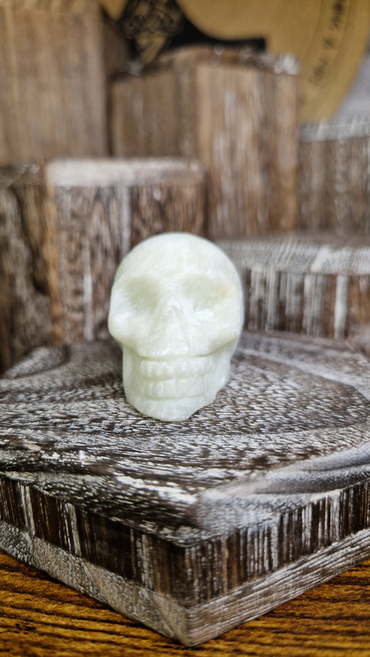 White Jade Skull - 25