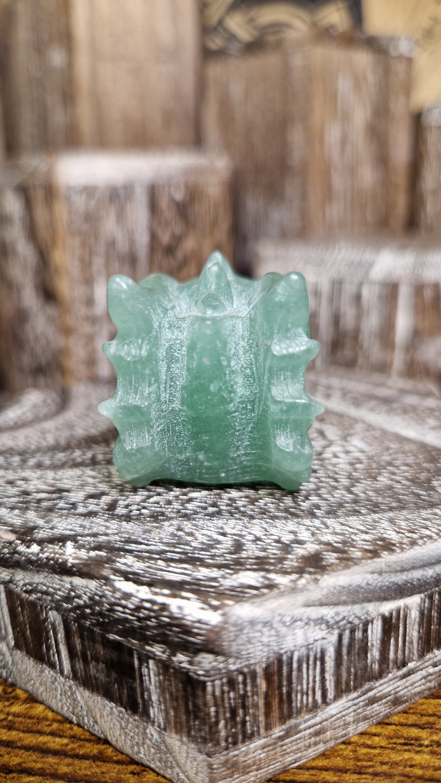 Green Aventurine Dragon's Head - 21