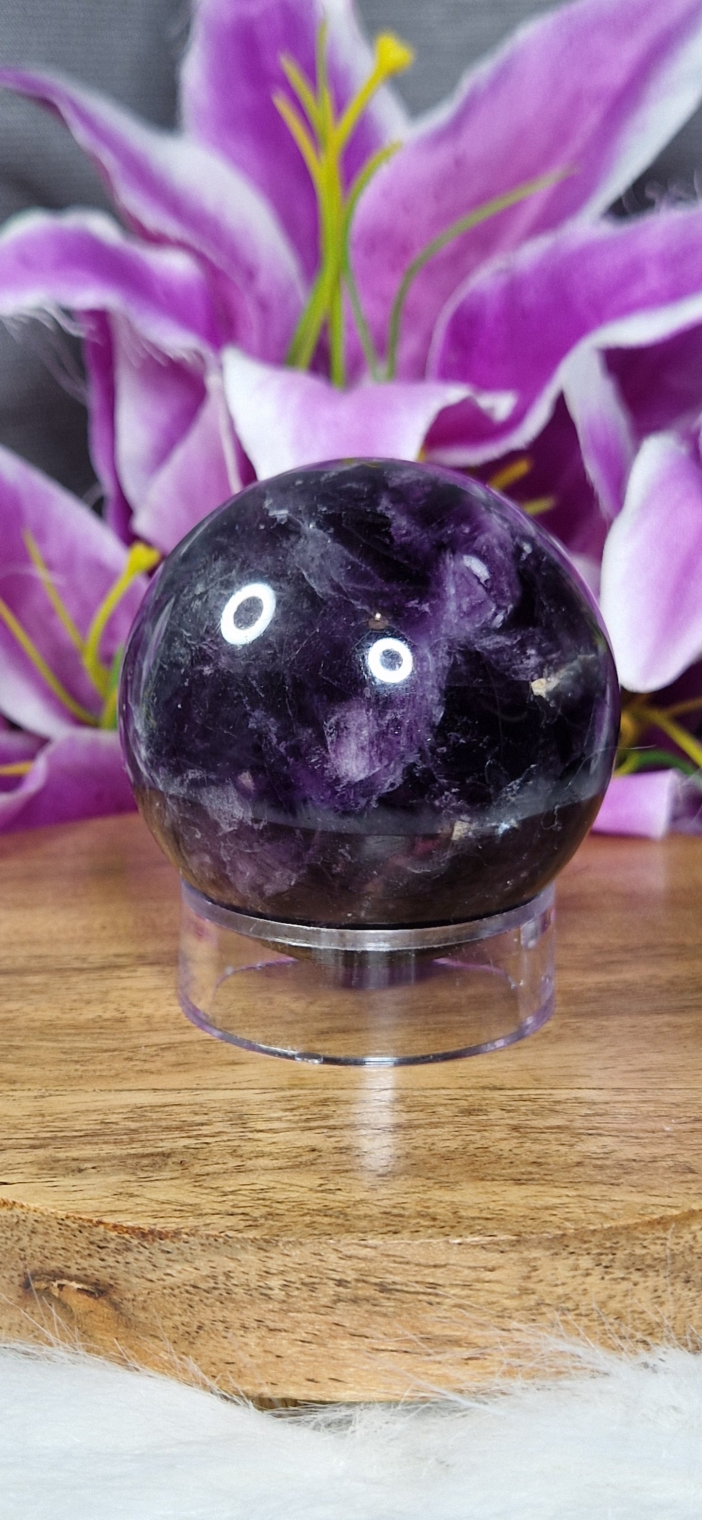 Purple Fluorite Sphere - 374