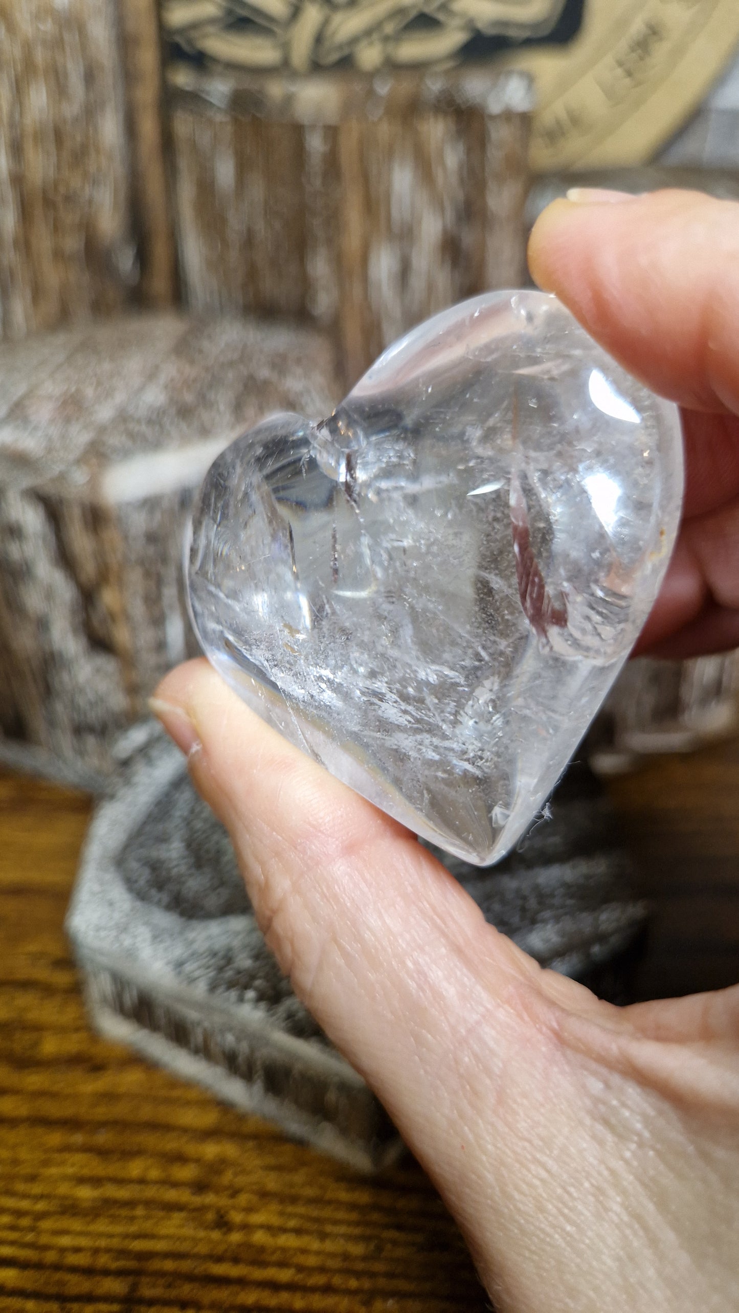 Clear Quartz Heart - 67