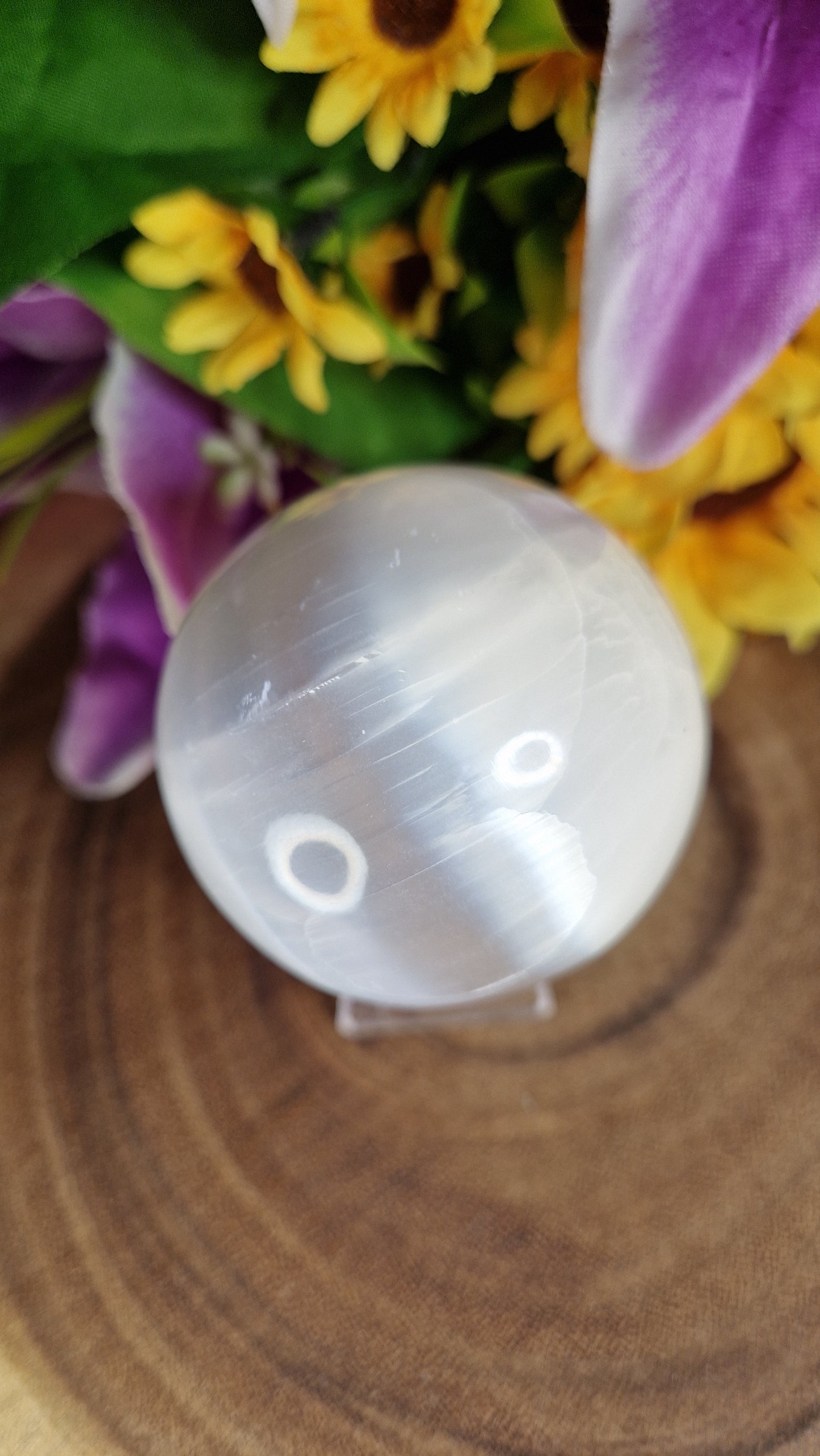 Selenite Sphere - 555