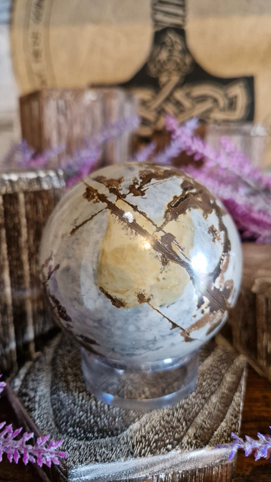 Picture Jasper Sphere - 145