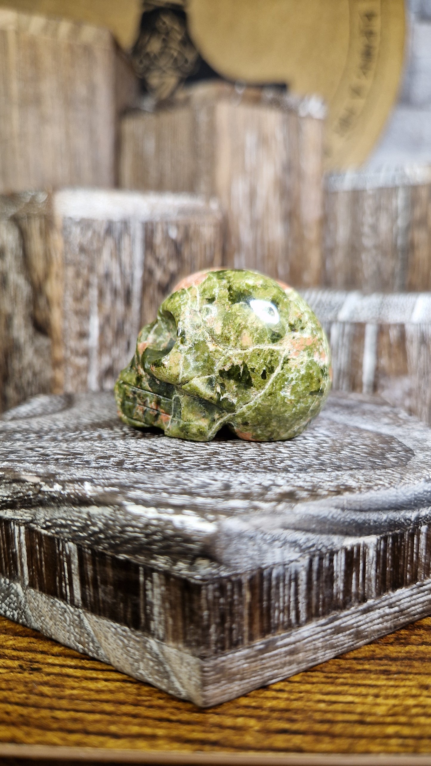 Unakite Skull - 27