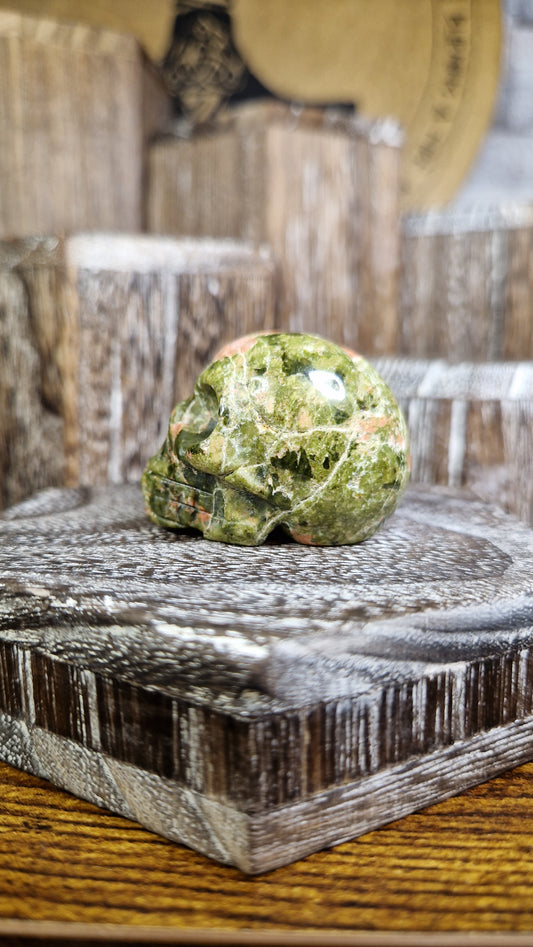 Unakite Skull - 27