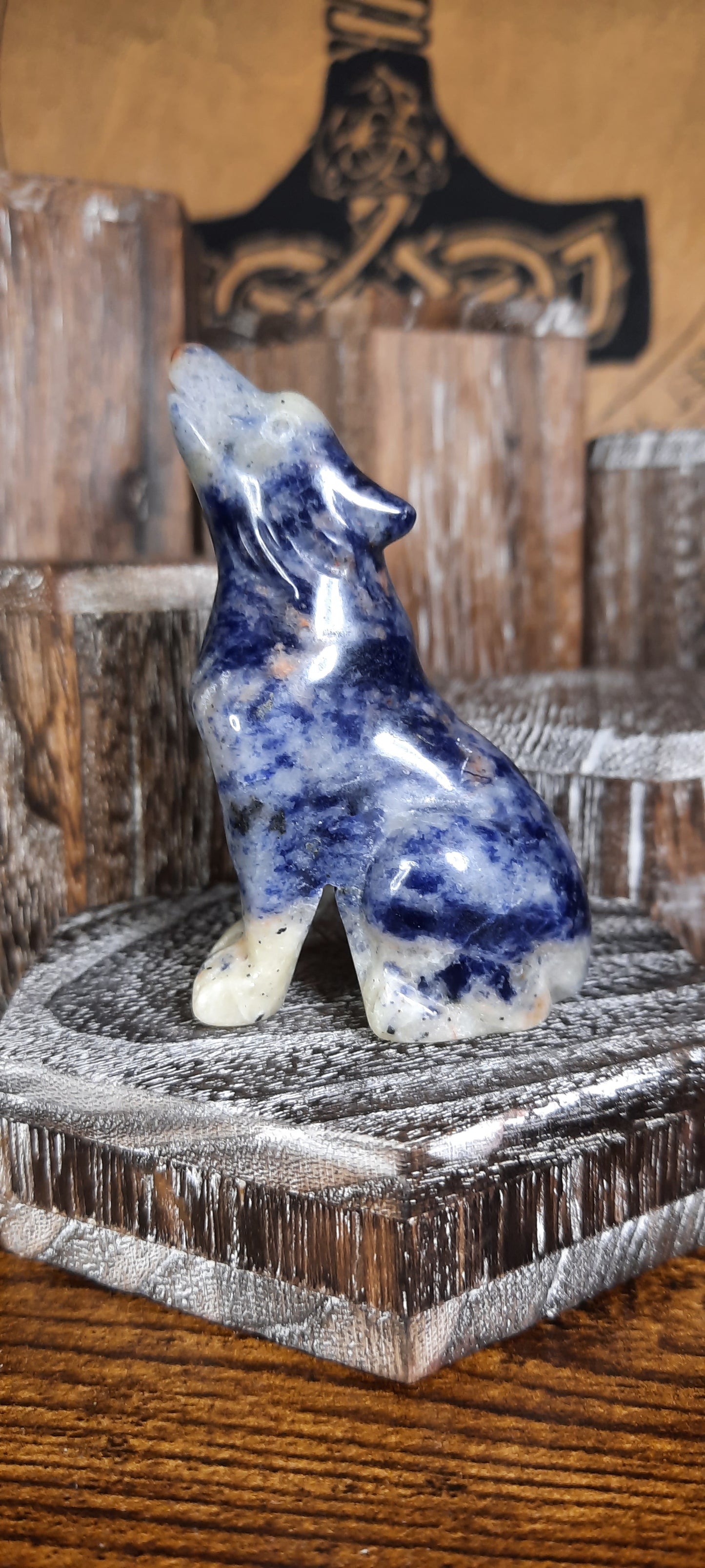 Sodalite Wolf - 2
