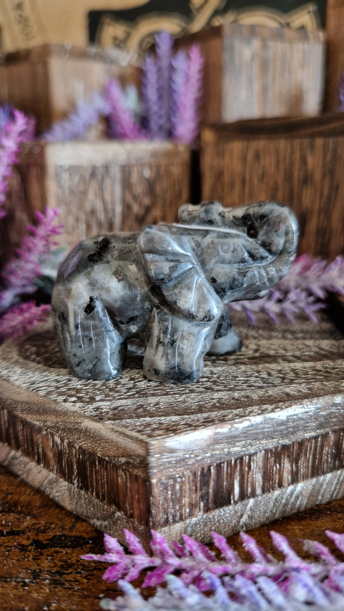 Larvikite Elephant