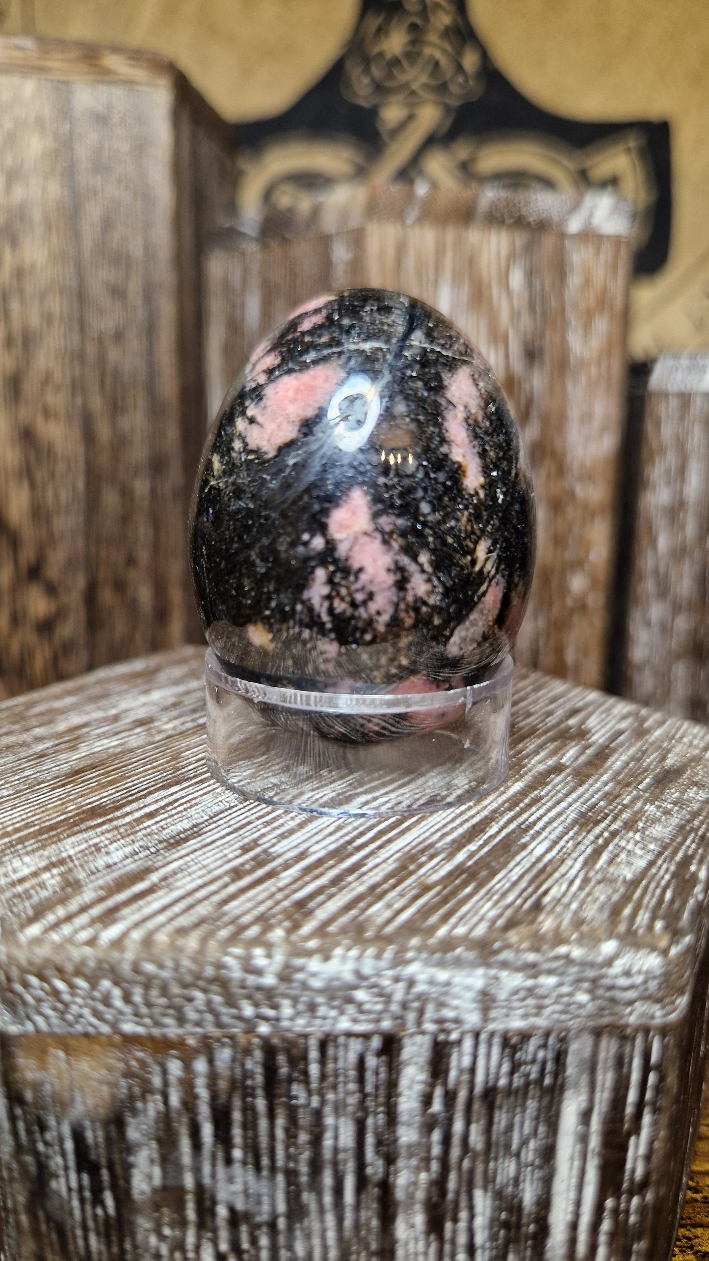 Rhodonite Egg - 4