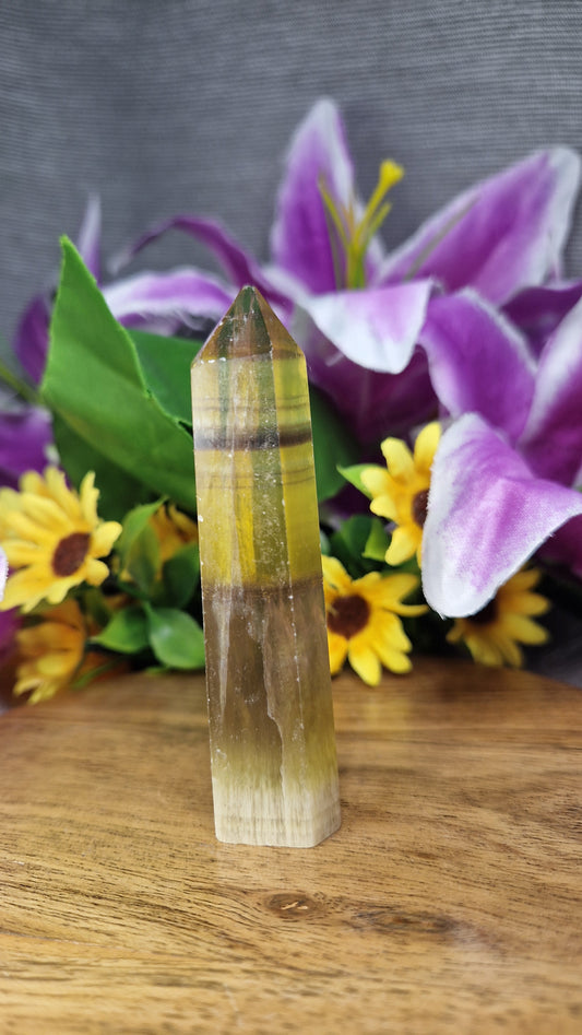Yellow Fluorite Tower - 75
