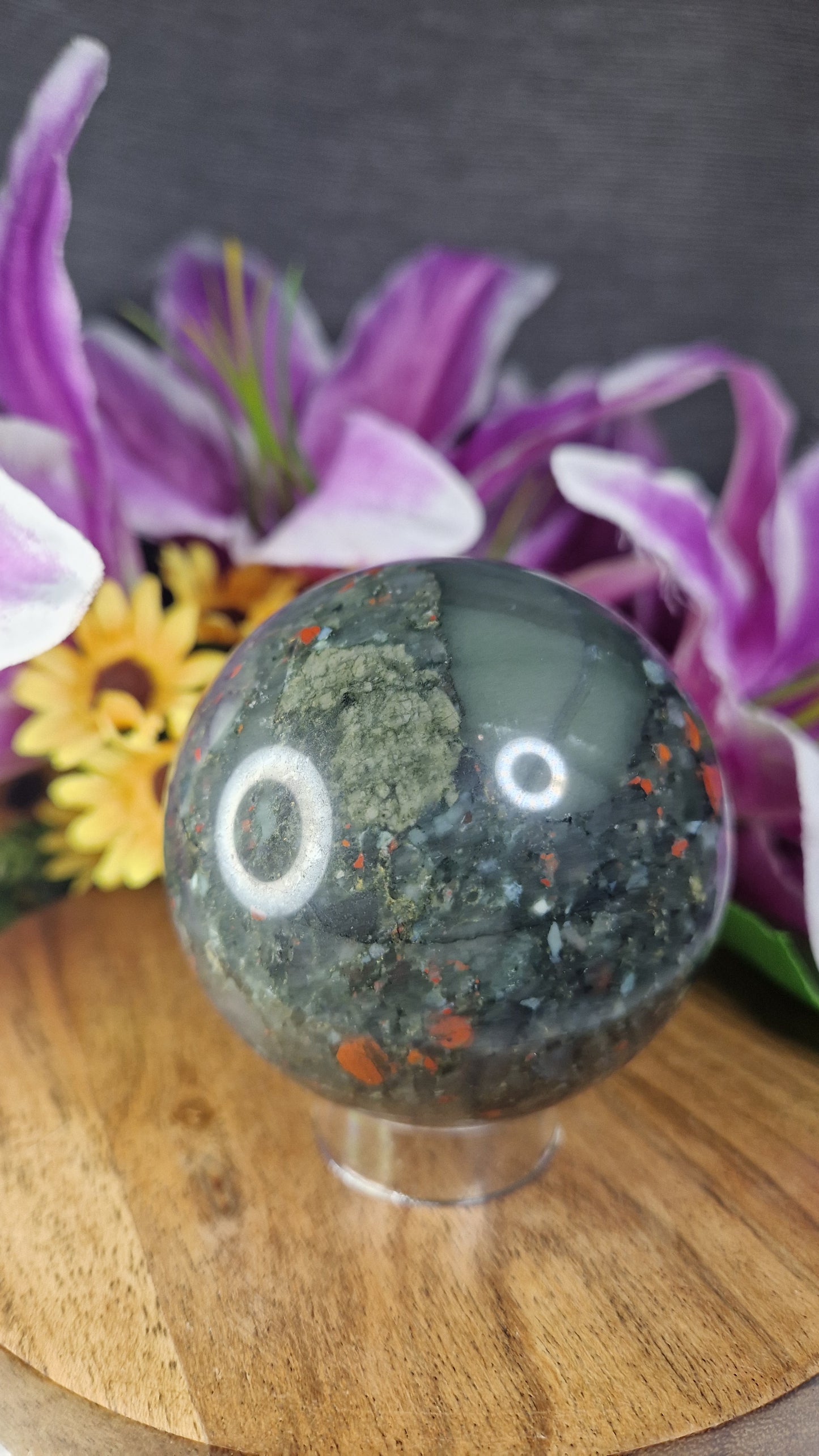 Bloodstone Sphere - 115
