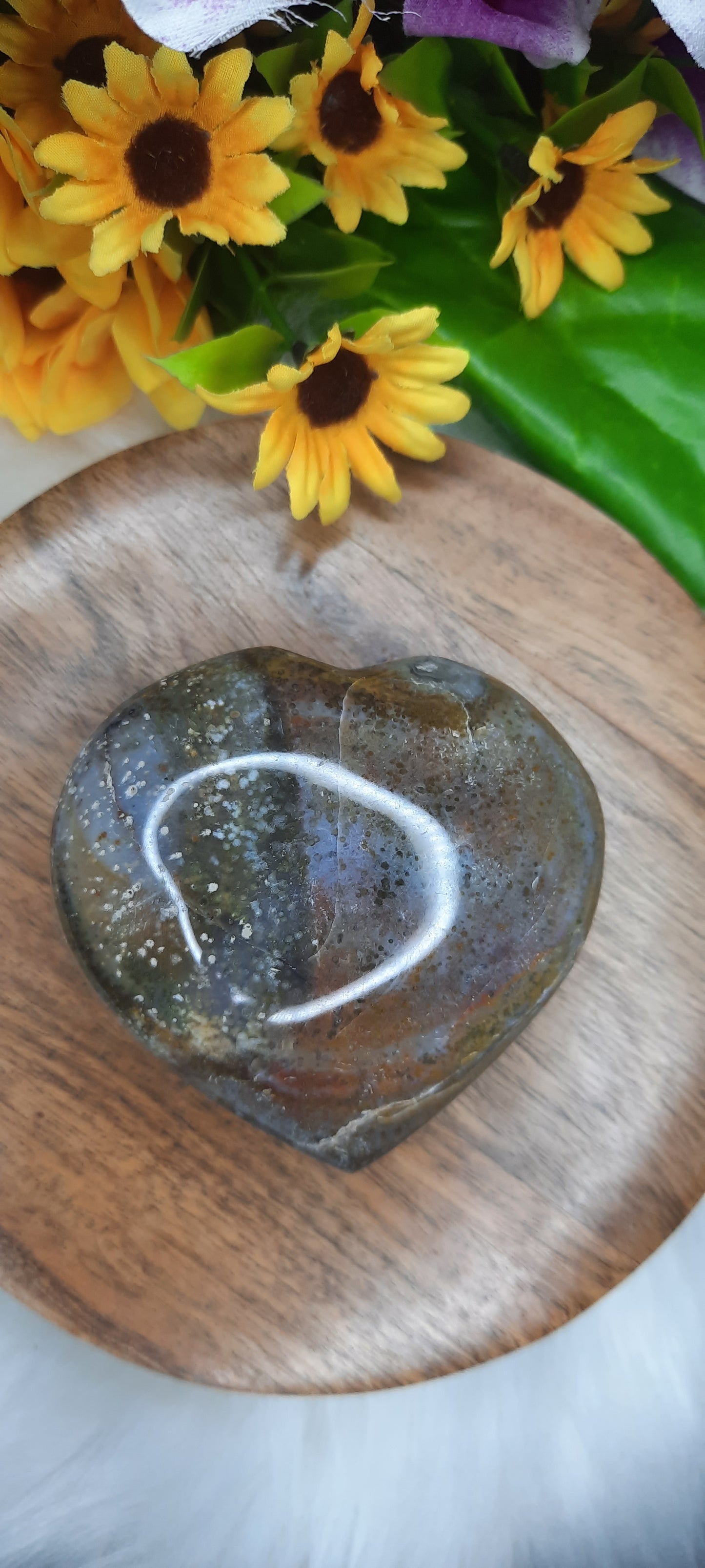 Ocean Jasper Heart - 500