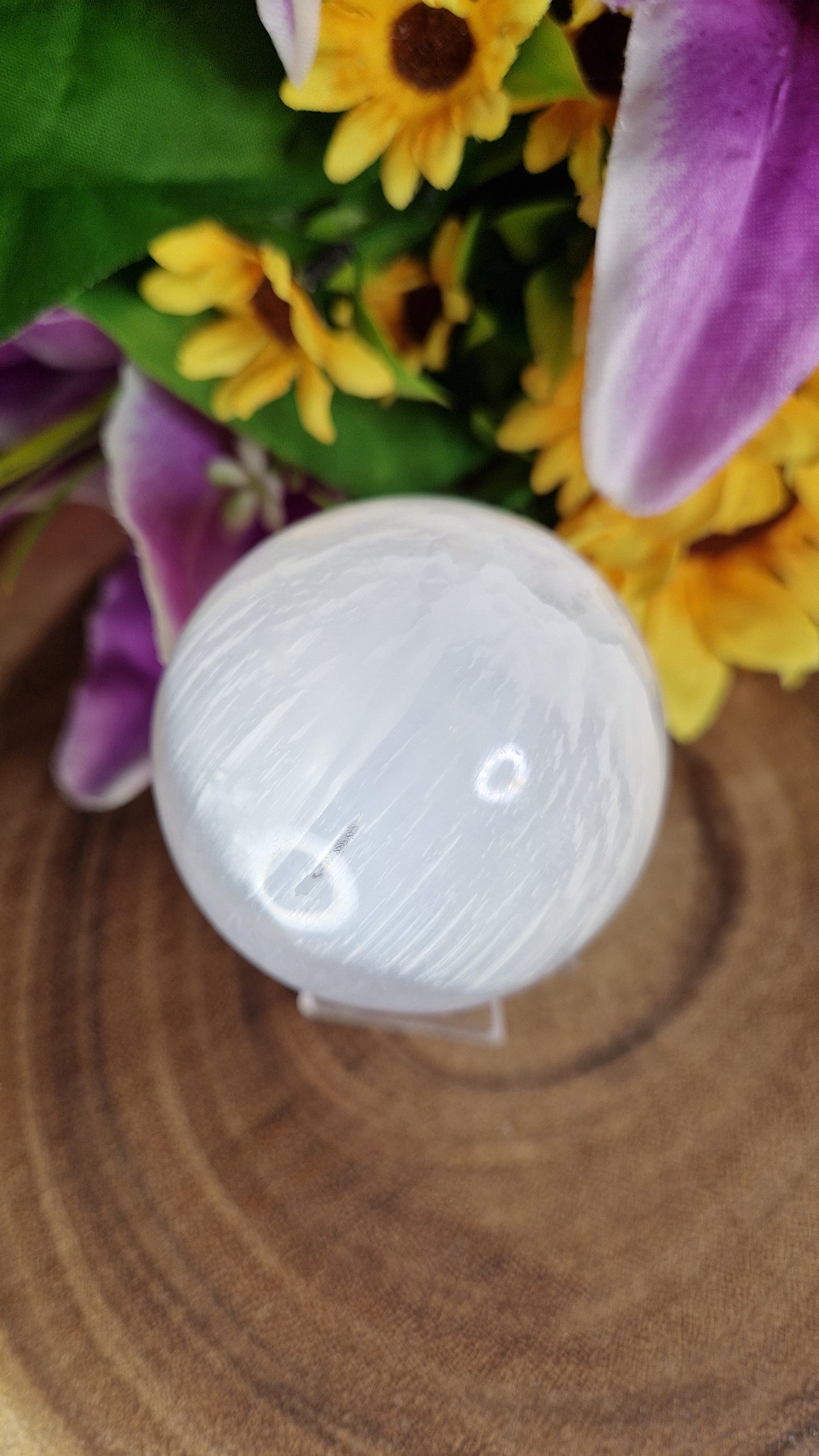 Selenite Sphere - 555