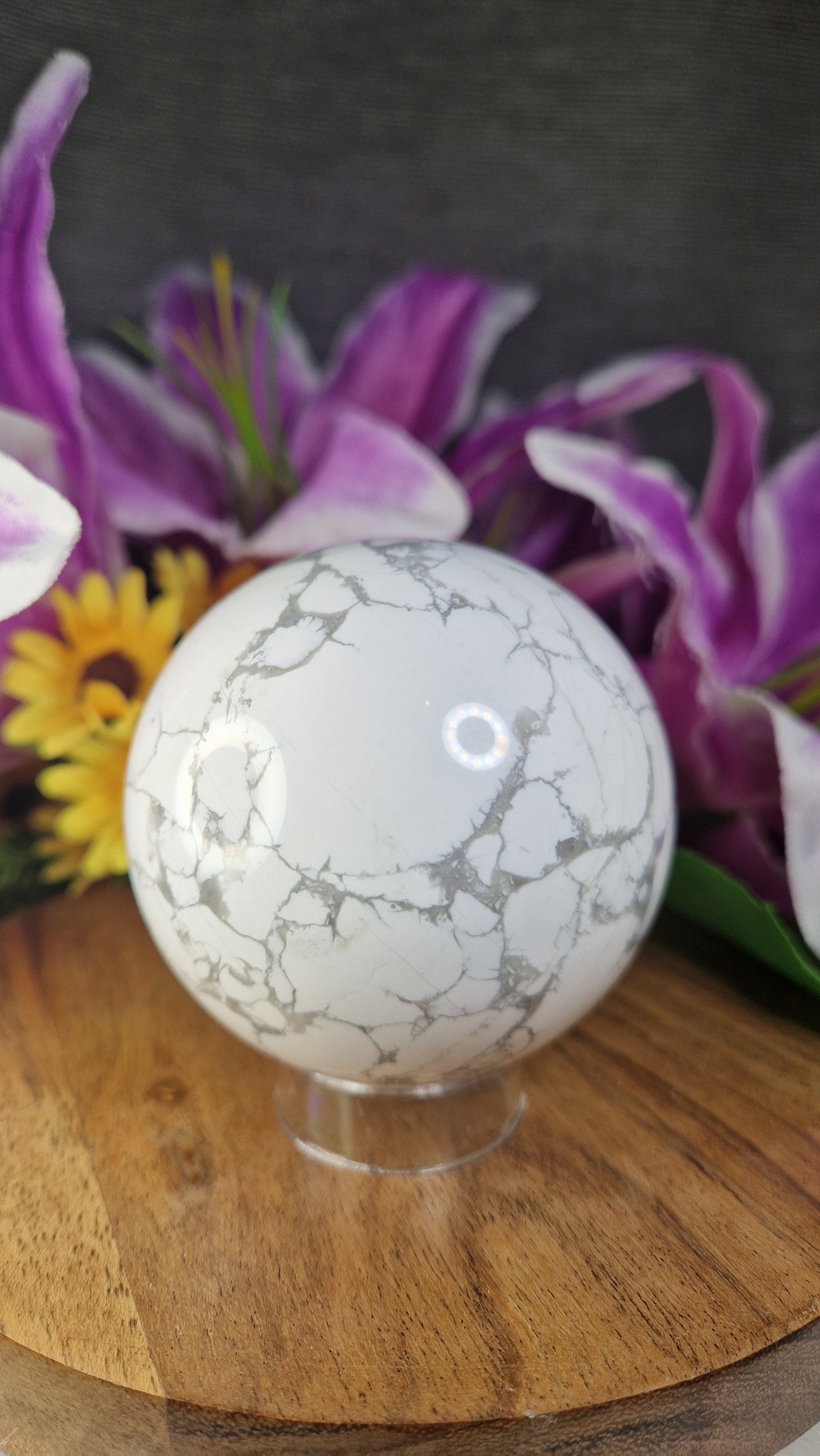 Howlite Sphere - 109