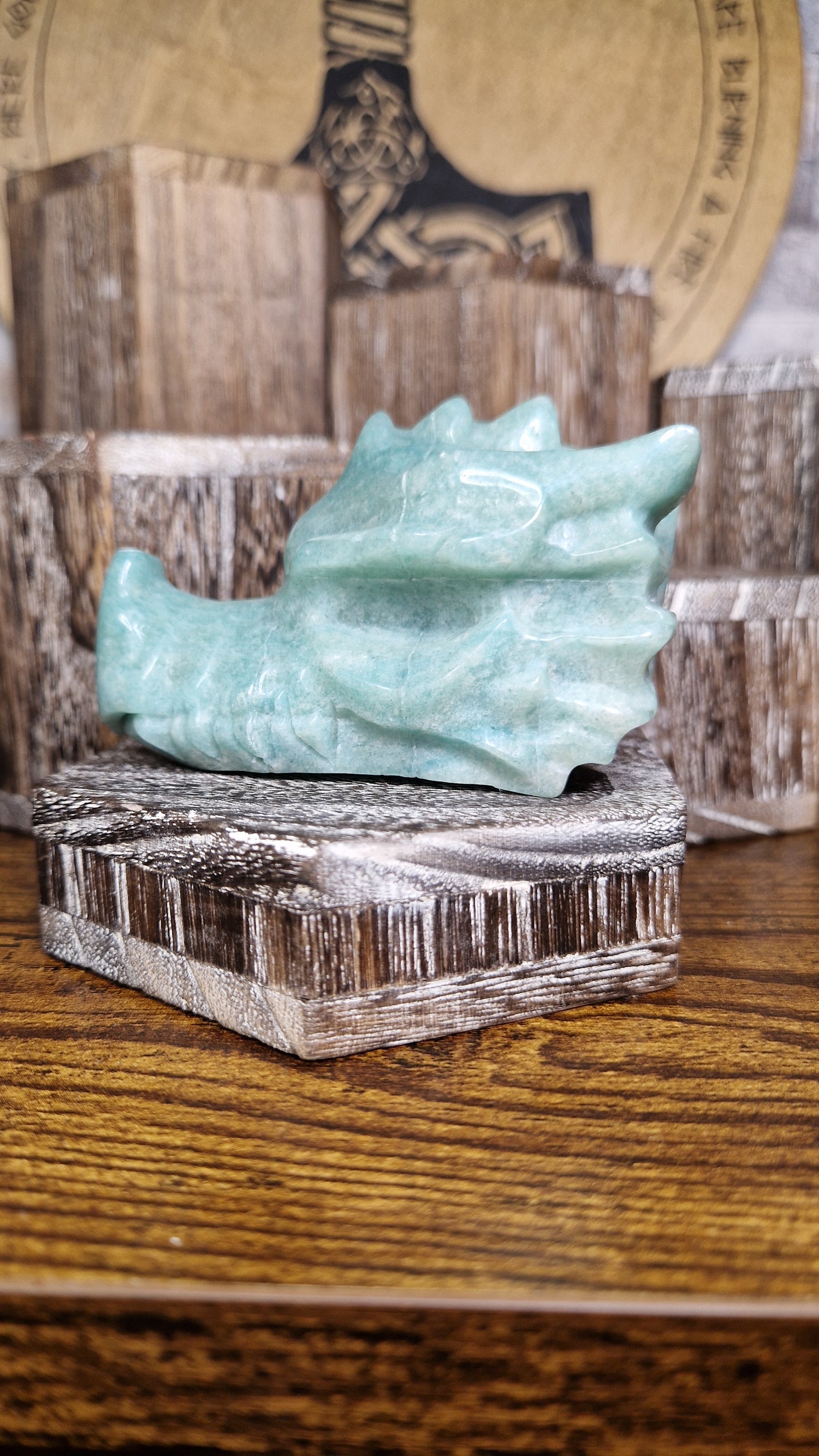 Green Aventurine Dragon's Head - 5