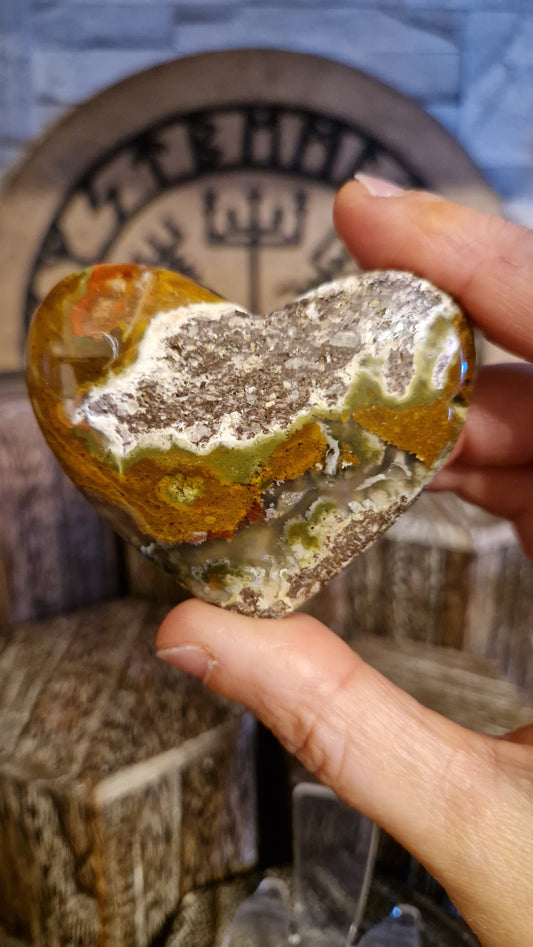 Ocean Jasper Heart - 29